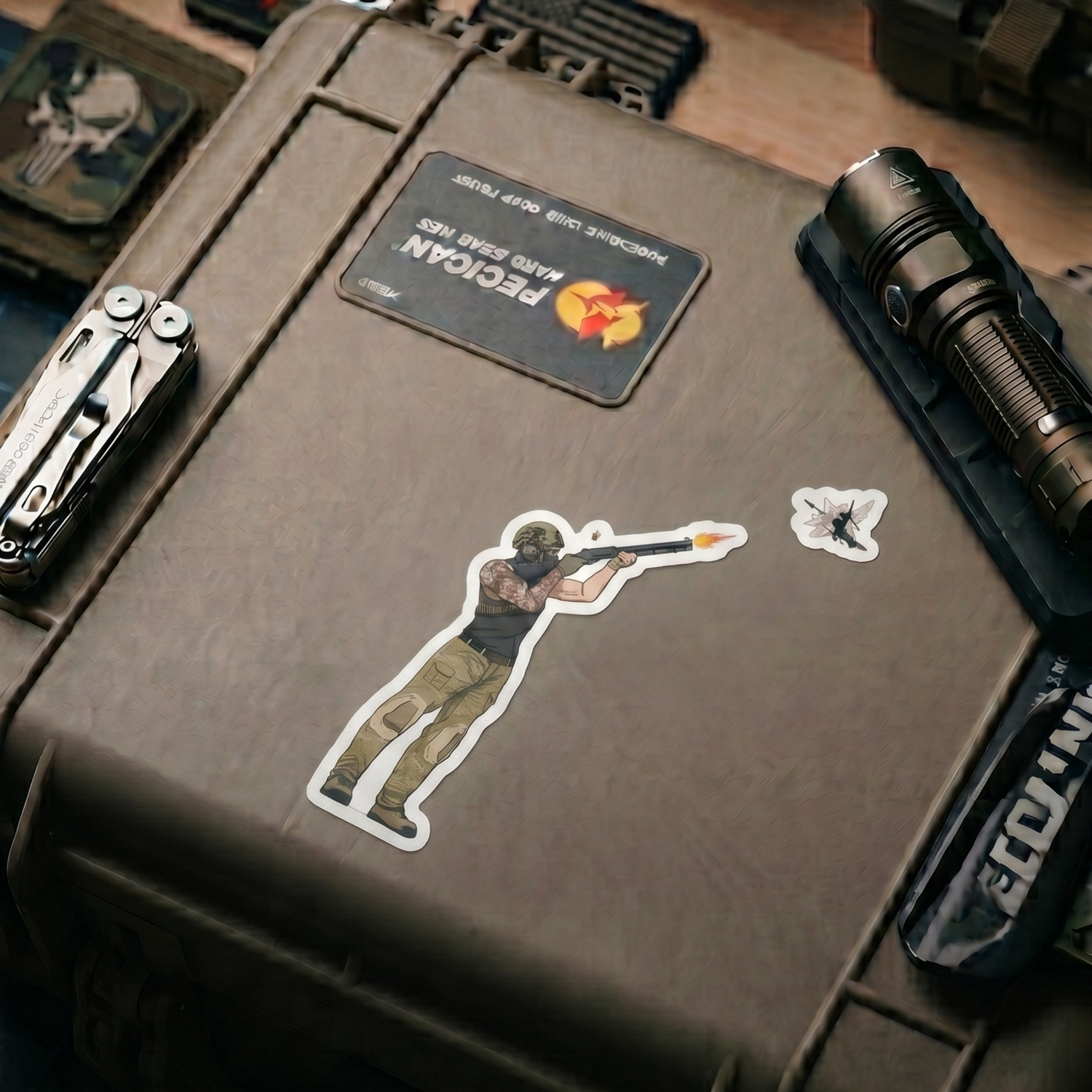 Drone Skeet Shoot - Sticker