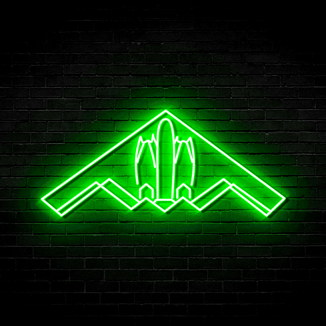 B2 Spirit Bomber v1 - Neon Sign (RGB LED)