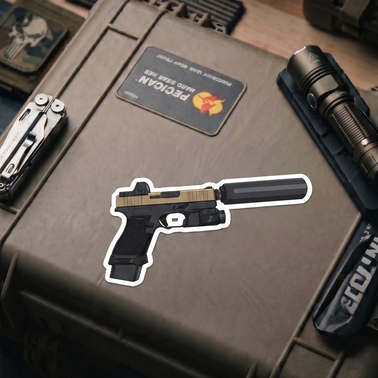 Glock Suppressed - Sticker