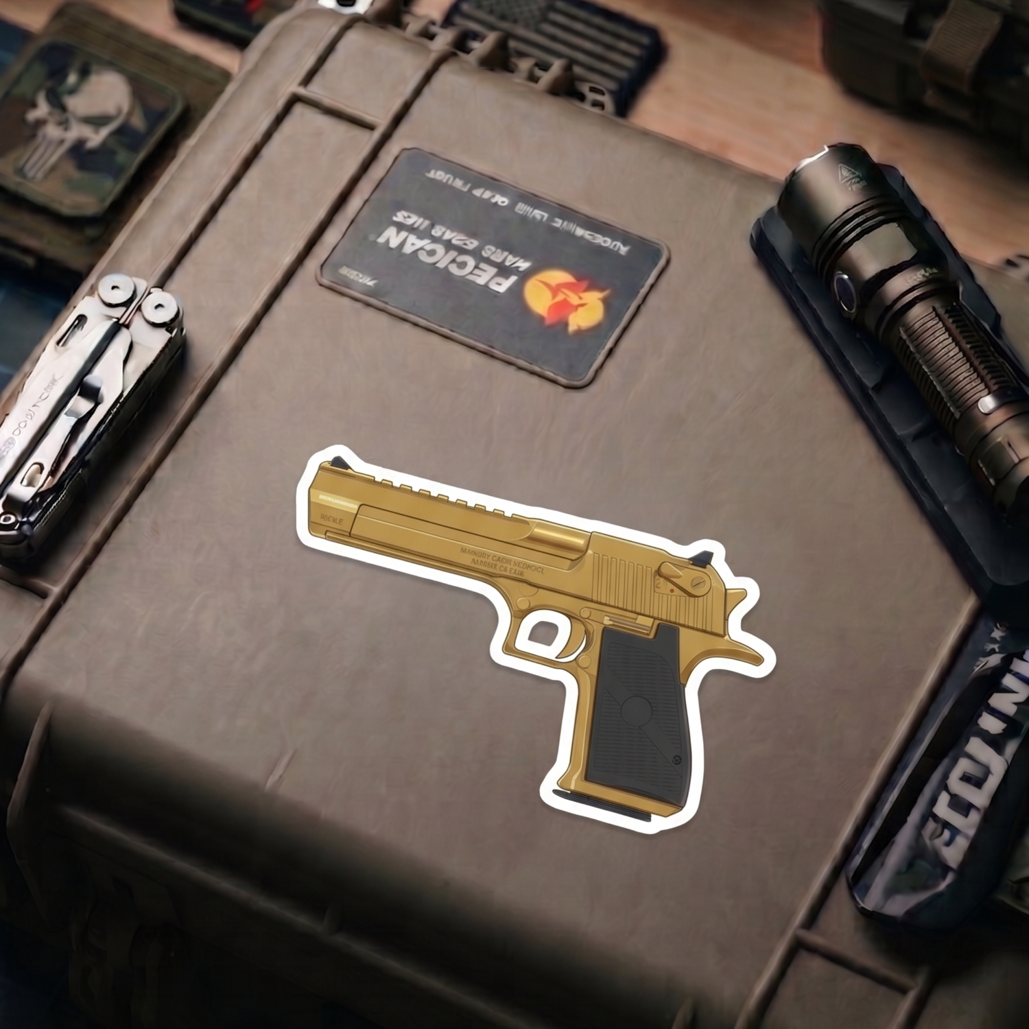Desert Eagle Gold – Sticker