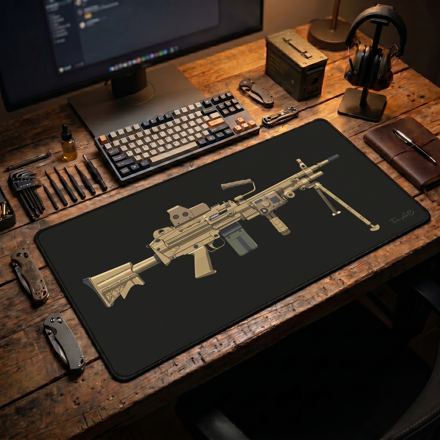 M249 LMG - Desk Mat