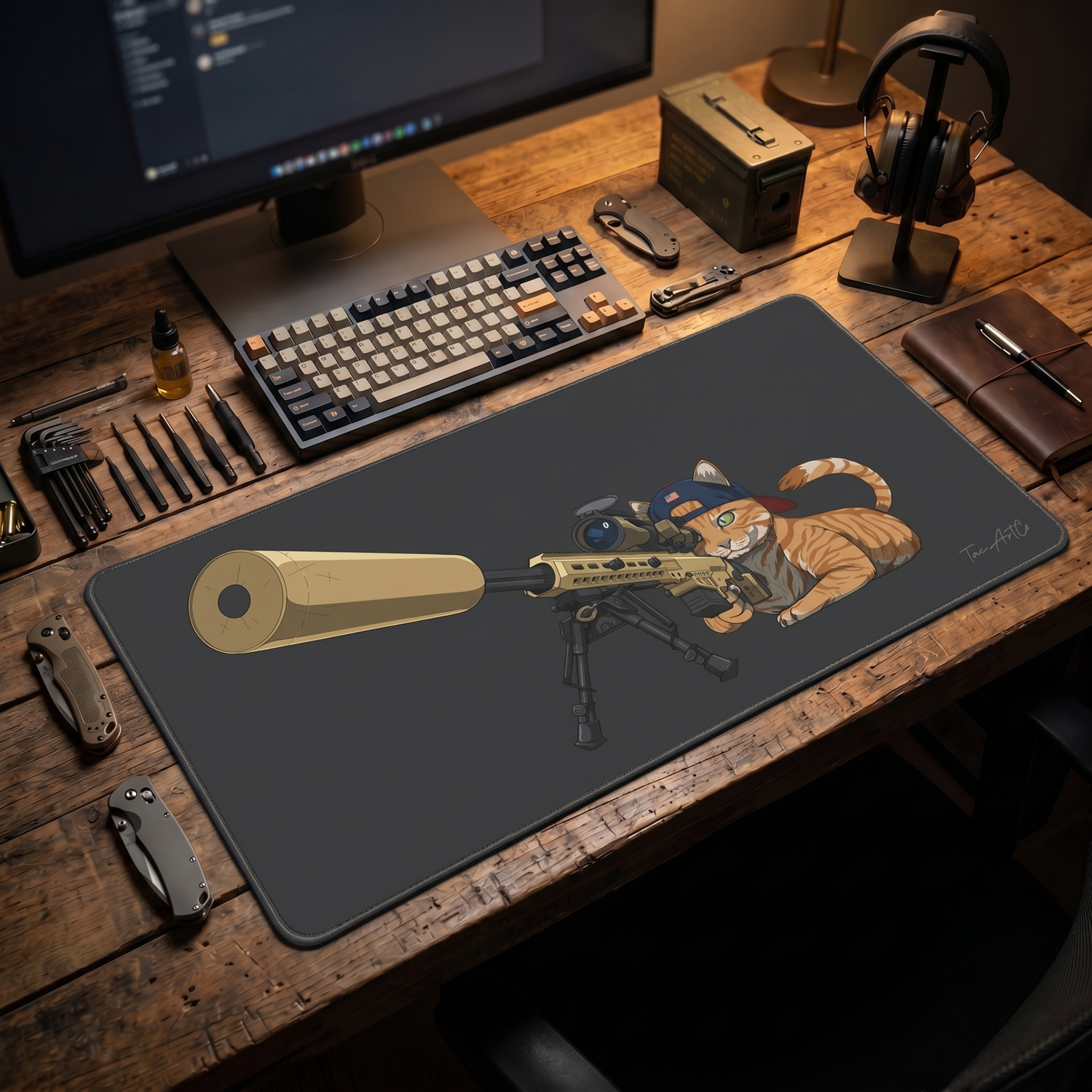 Recon Cat – Desk Mat