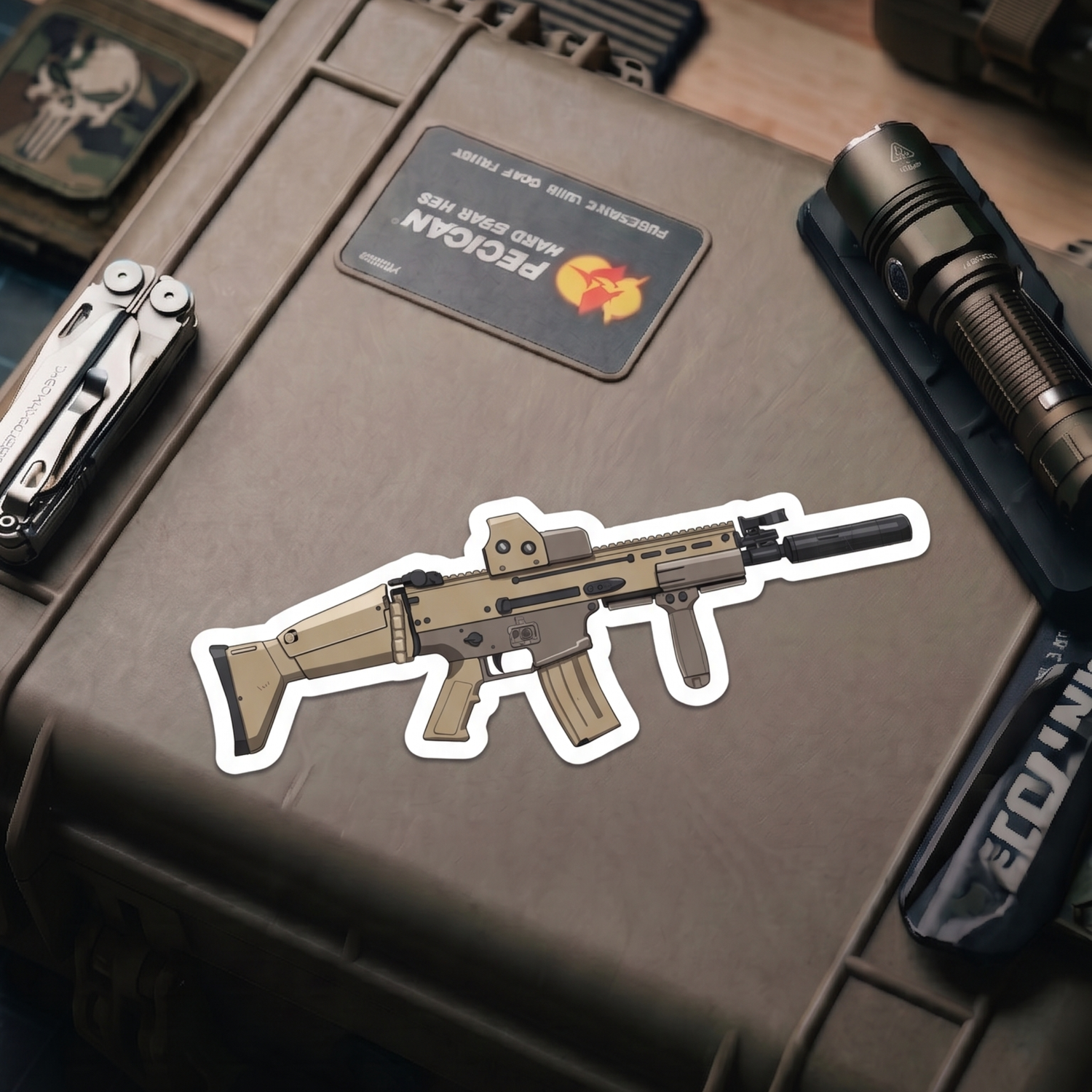 FN SCAR-L Short Barrel – Sticker
