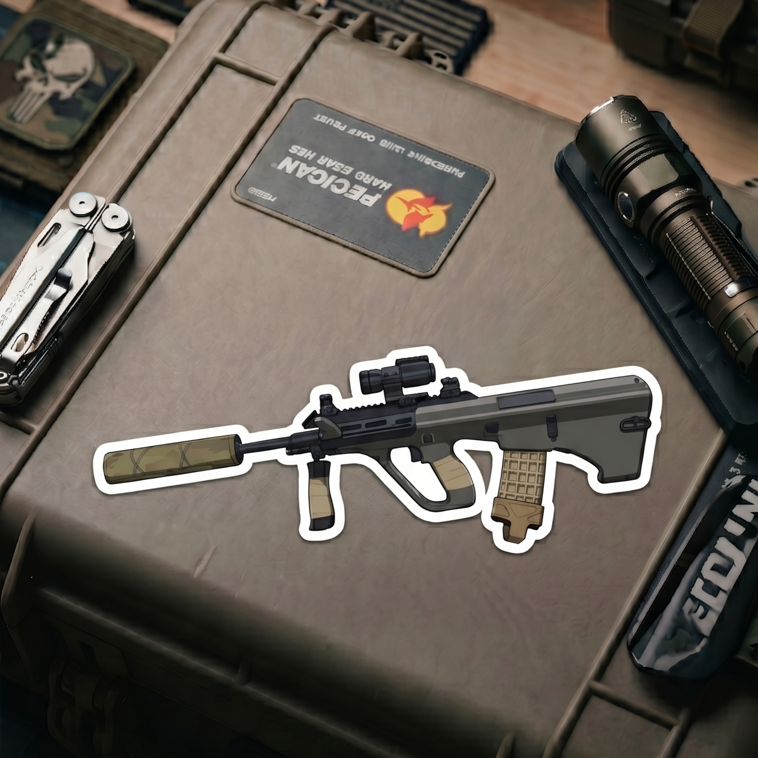 Steyr AUG – Bullpup Rifle Sticker
