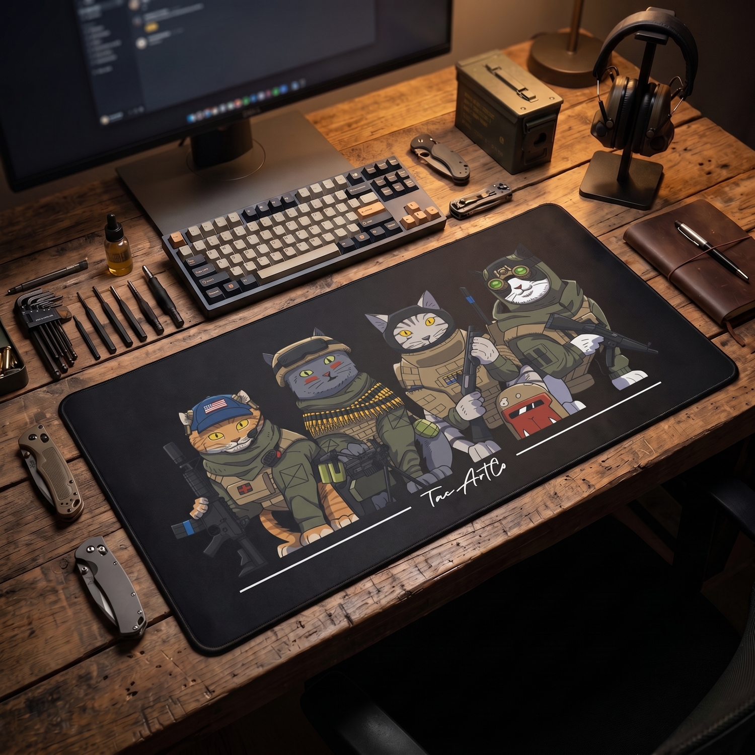 Tactical Cats – Tactical Desk Mat