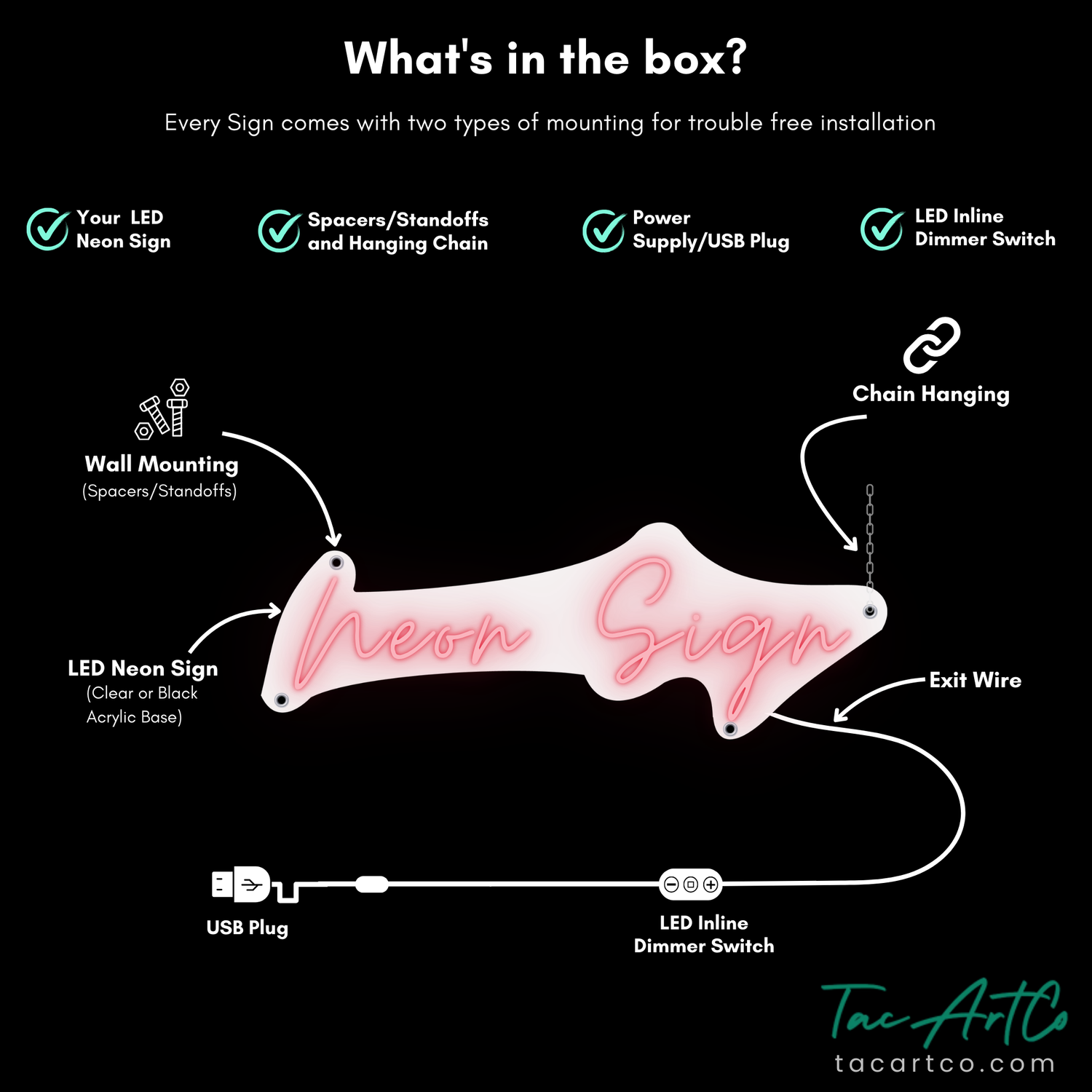 AR15 LED Sign – TacArtCo MINI