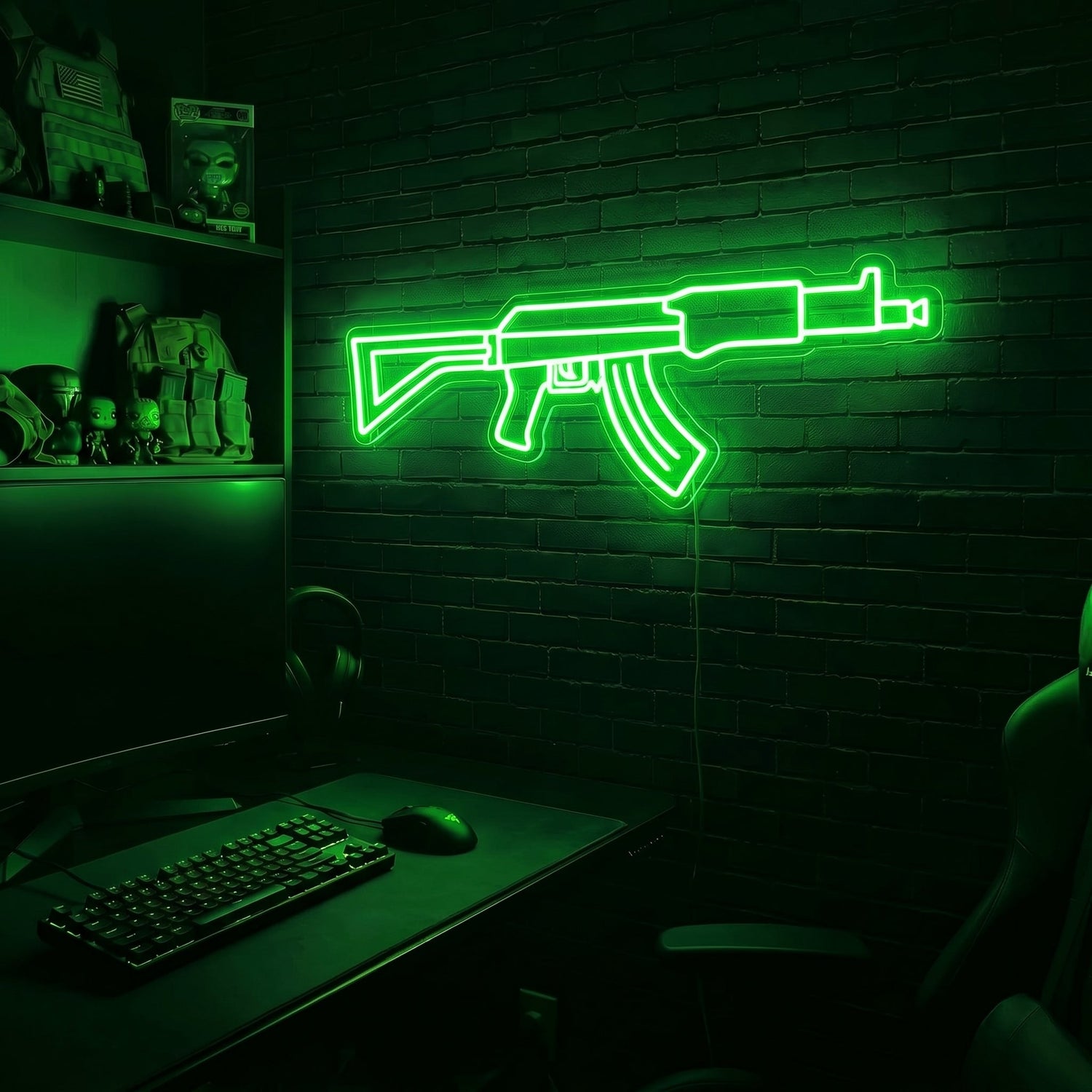 AK v1 premium LED neon sign - Green