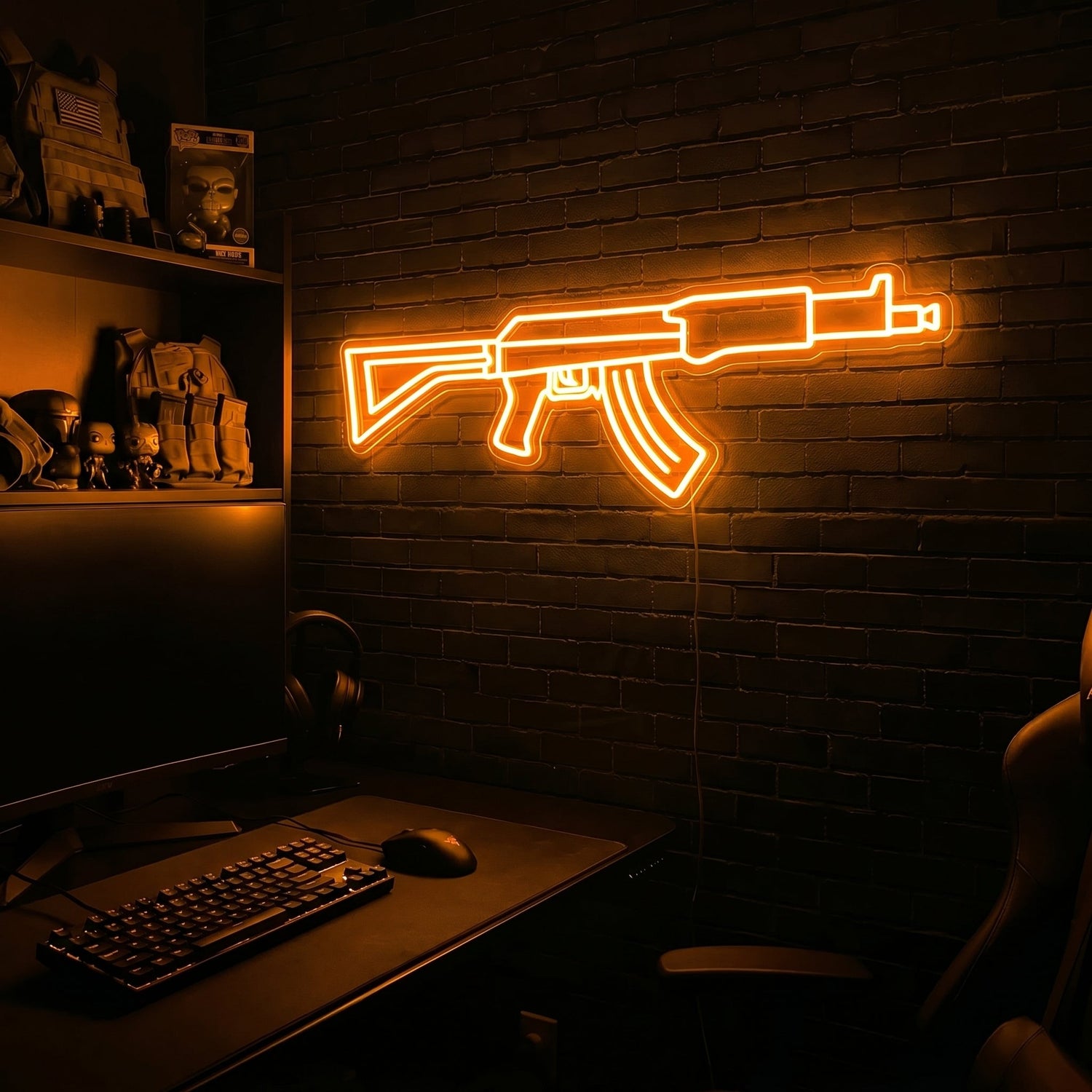 AK v1 premium LED neon sign - Orange