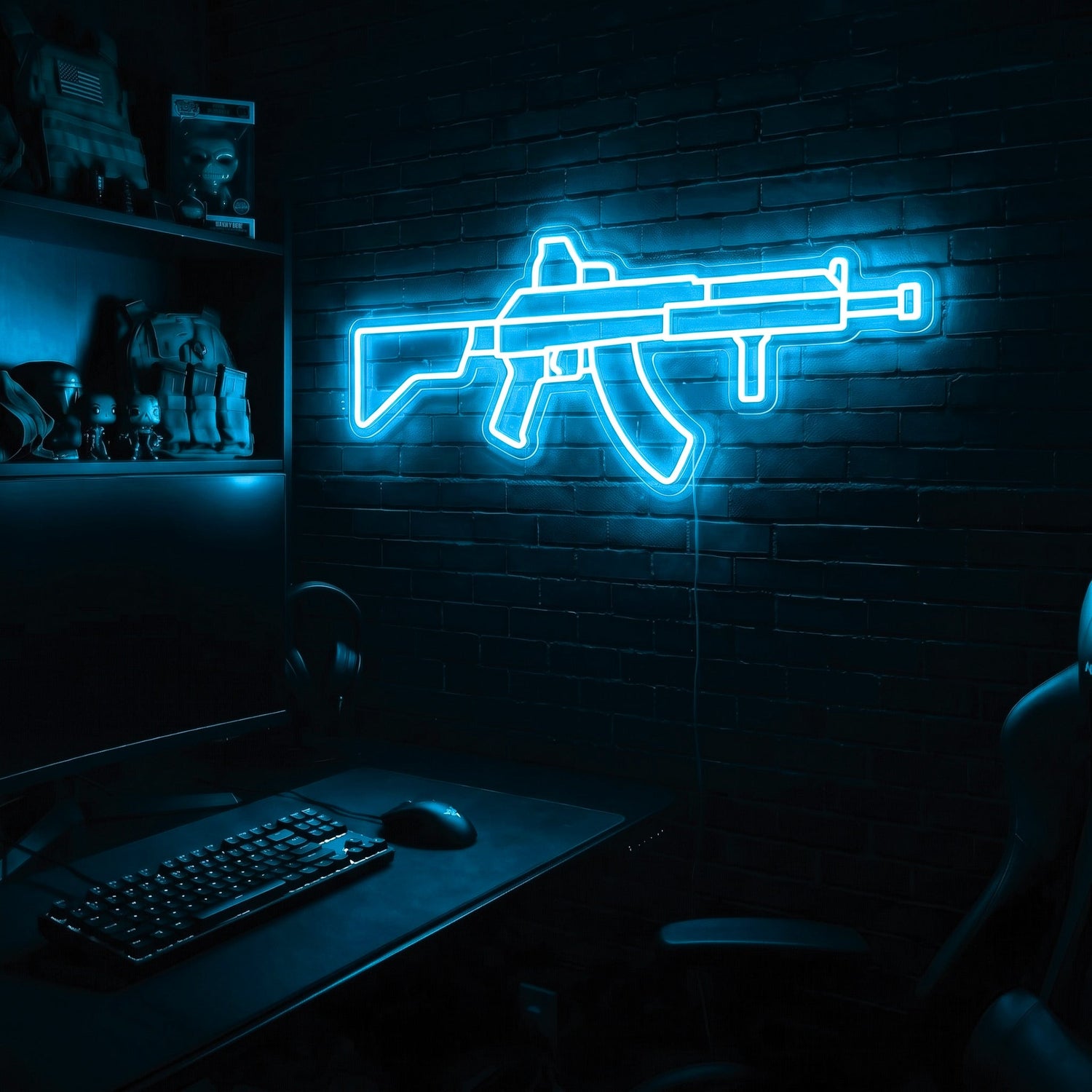 AK v2 premium LED neon sign - Ice Blue