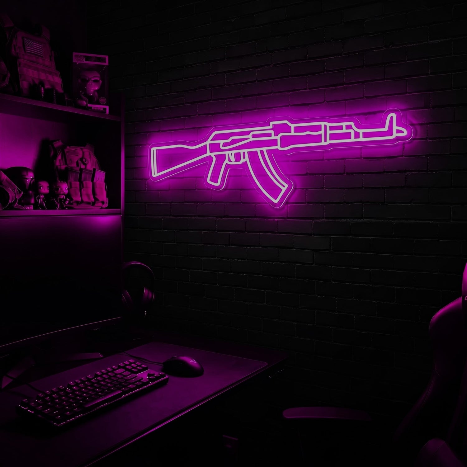 AK v3 premium LED neon sign - Pink