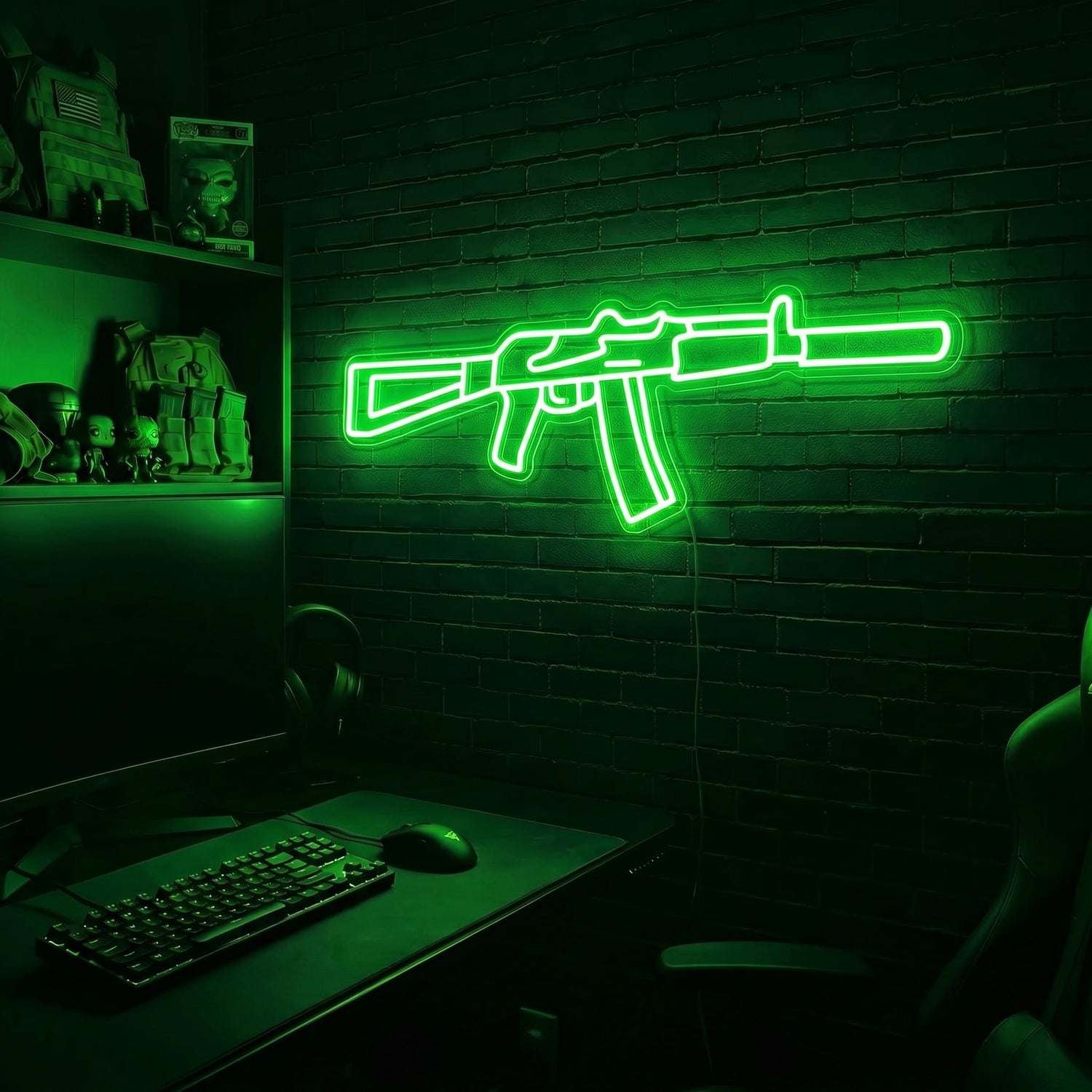 AK v4 premium LED neon sign - Green