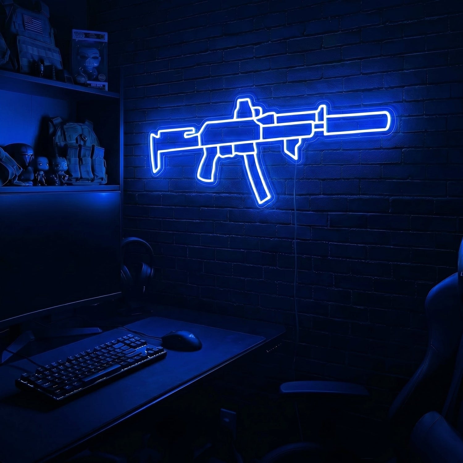 AKv premium LED neon sign - Blue