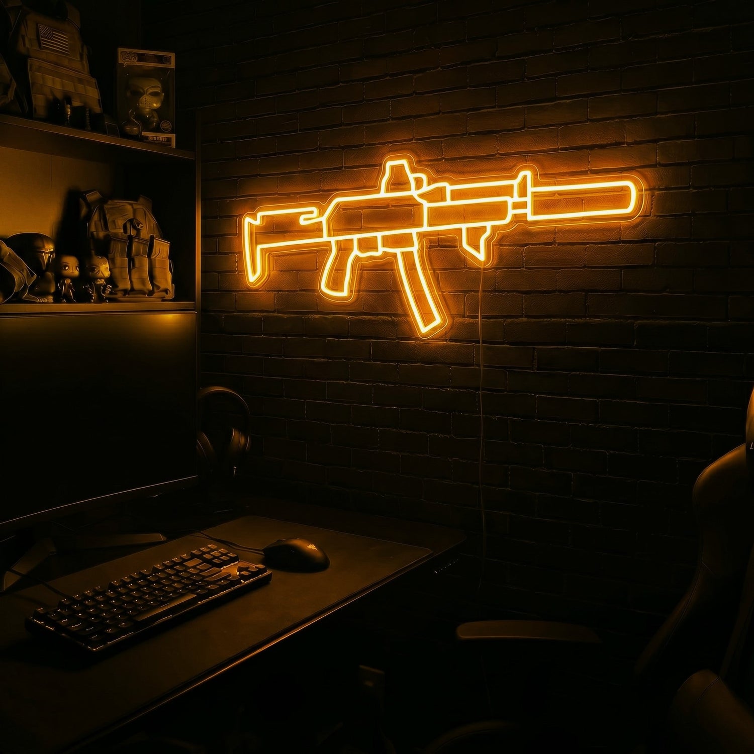 AKv premium LED neon sign - Orange