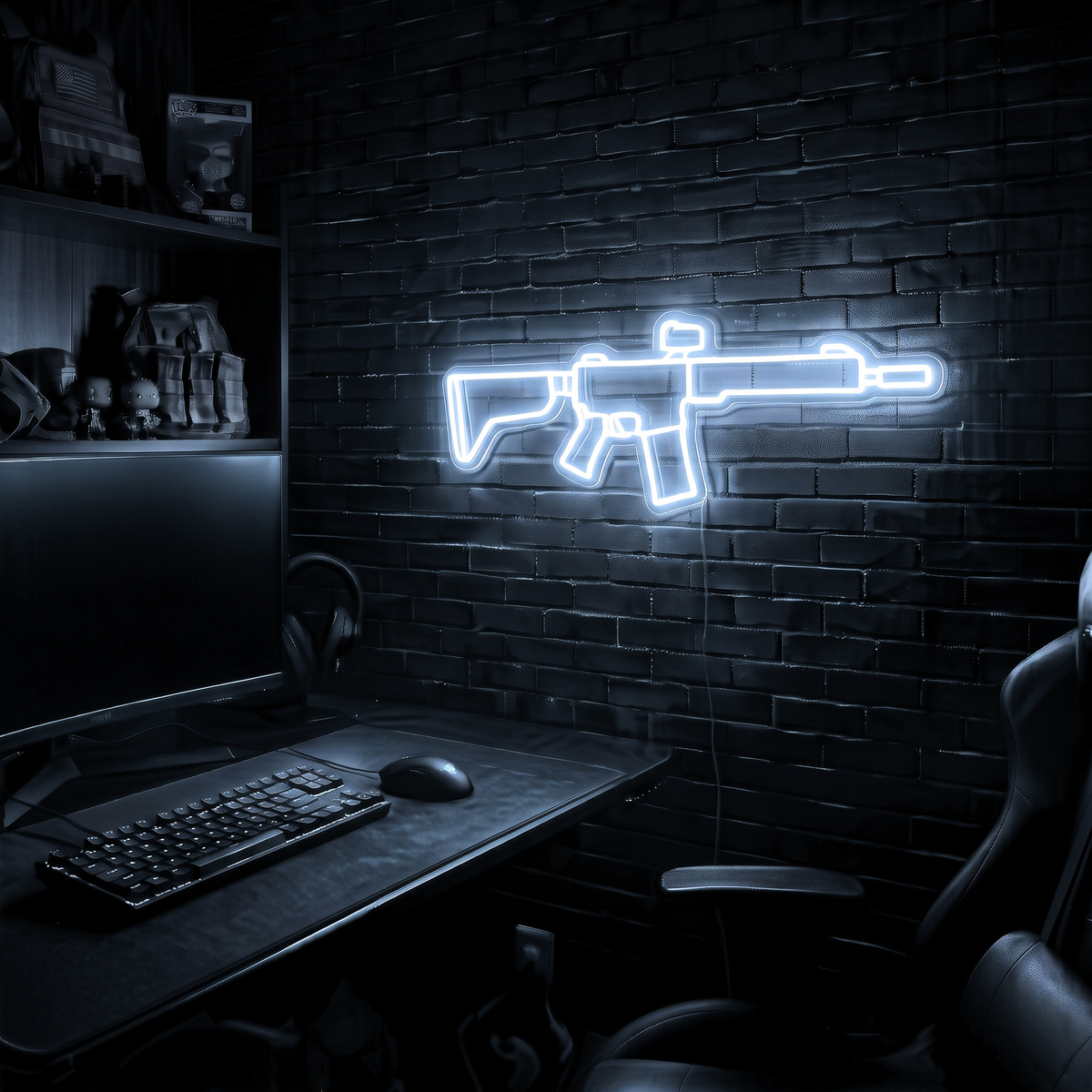 AR v1 premium LED neon sign - Cool White