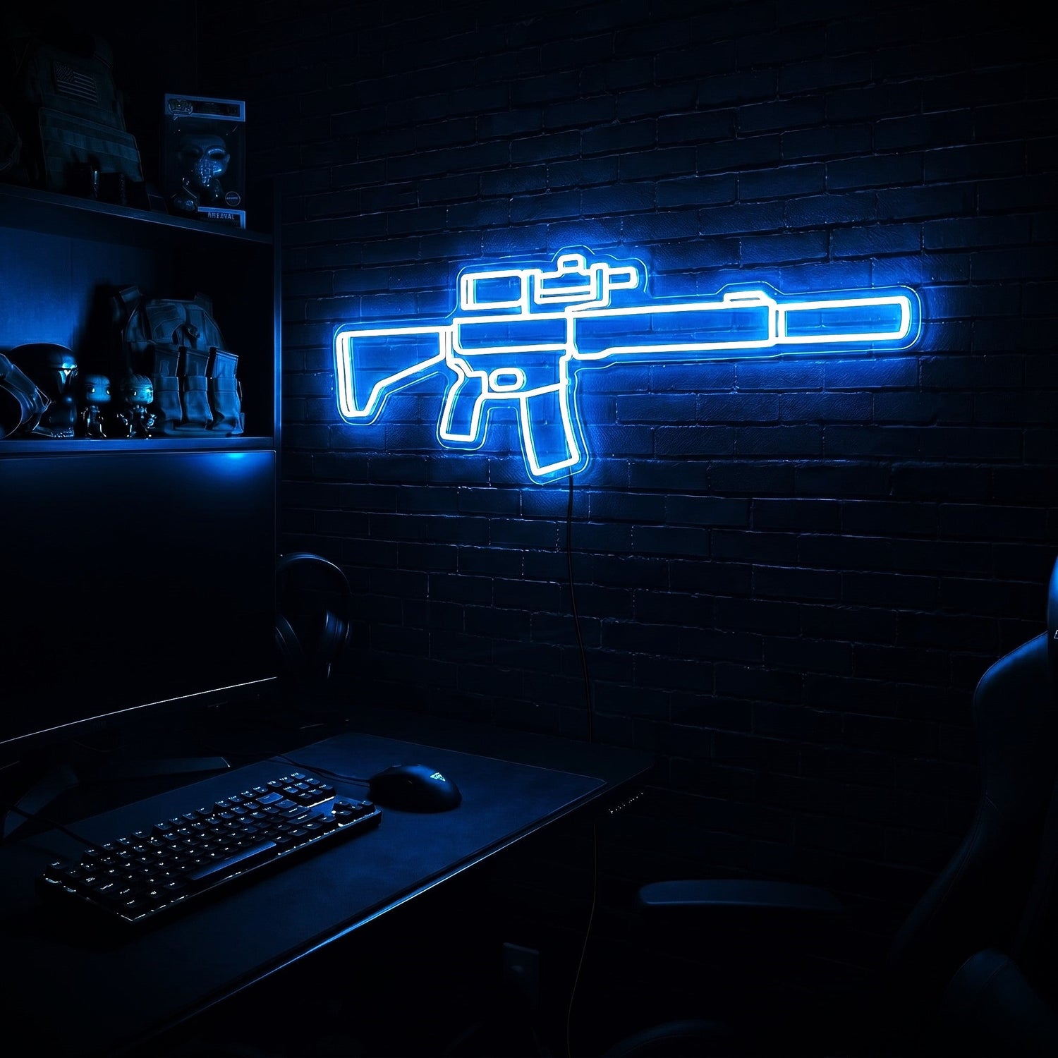 AR v3 premium LED neon sign - Blue
