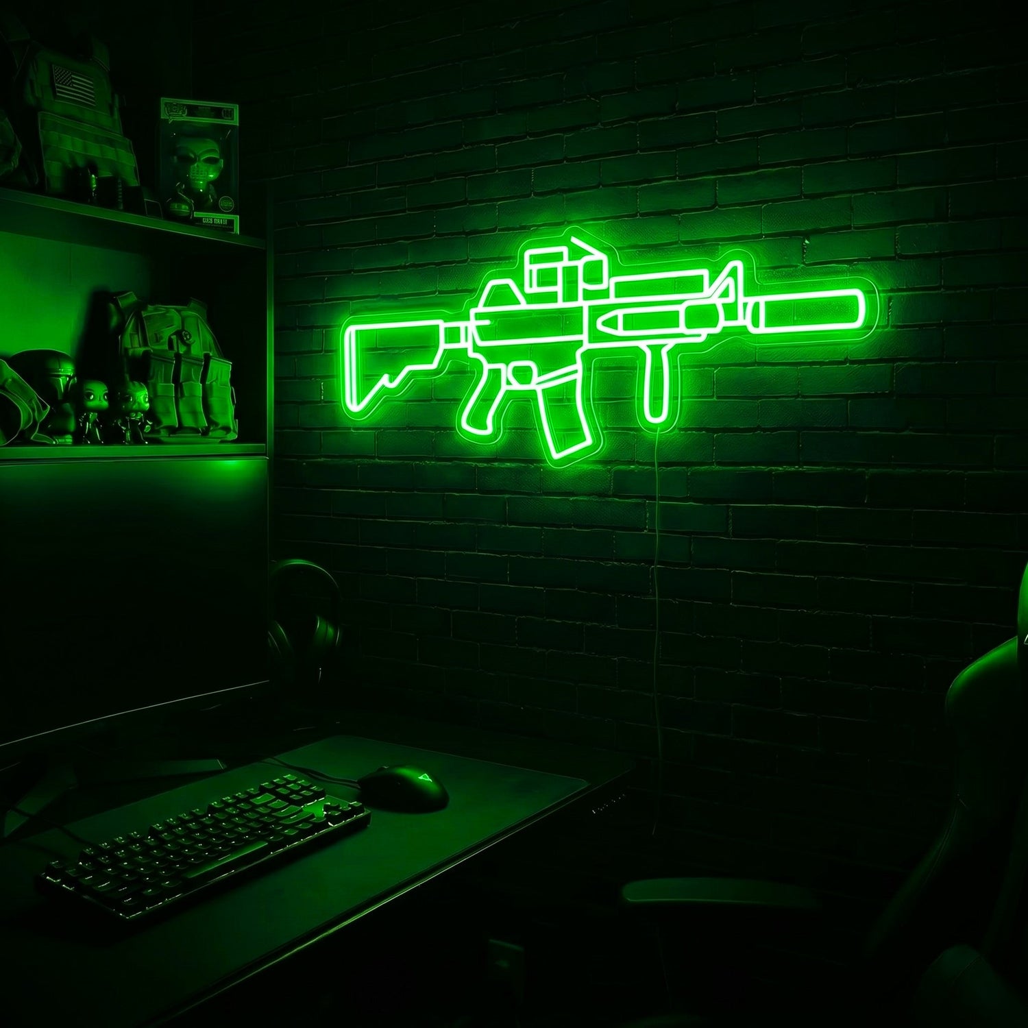 AR v4 premium LED neon sign - Green