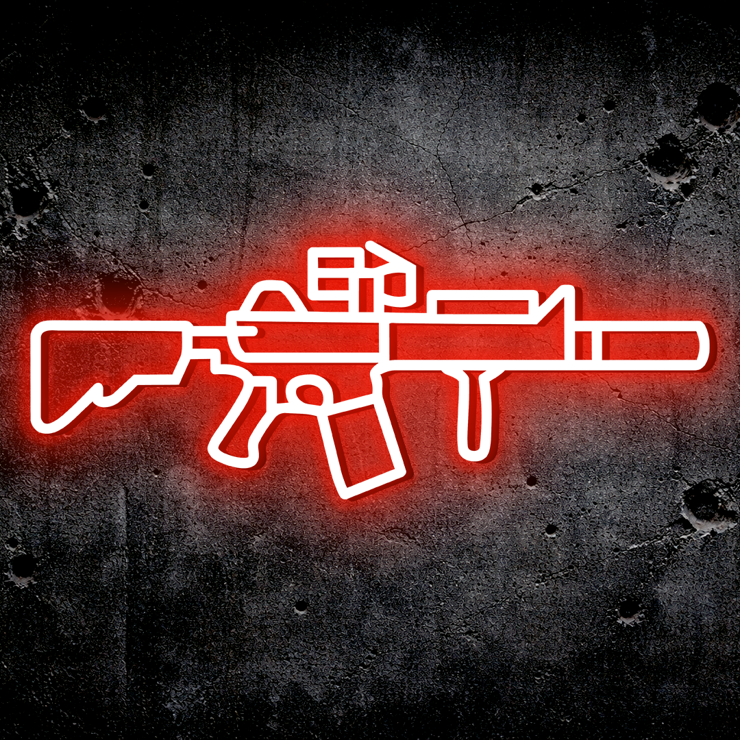 AR V4 (mk18) LED Sign – TacArtCo MINI