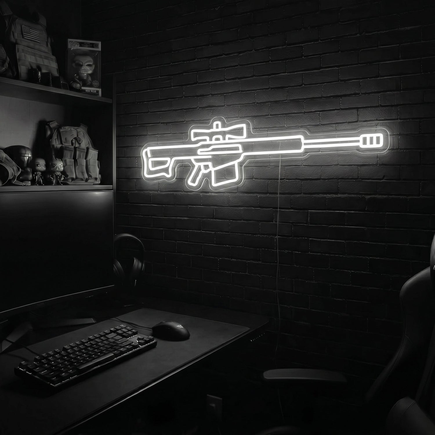 Barrett 50 premium LED neon sign - Cool White