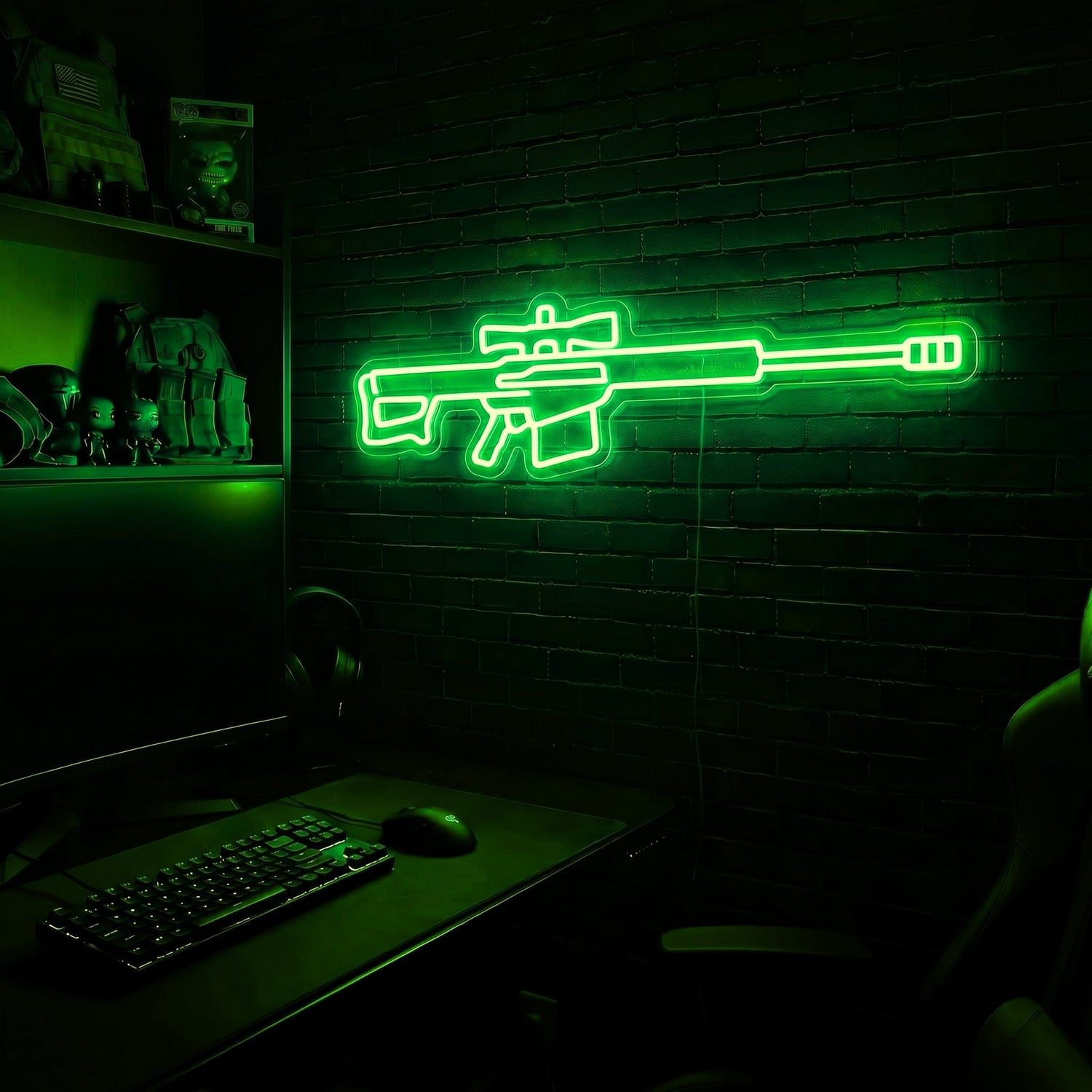 Barrett 50 premium LED neon sign - Green