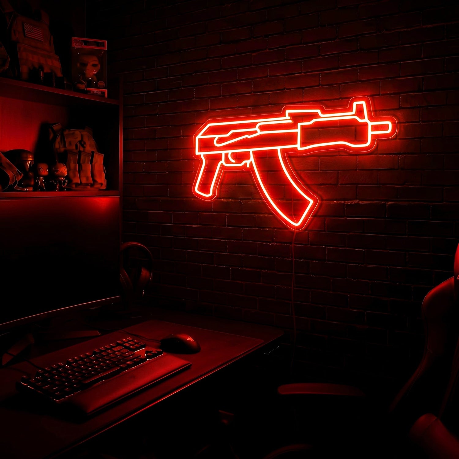 Draco premium LED neon sign - Red