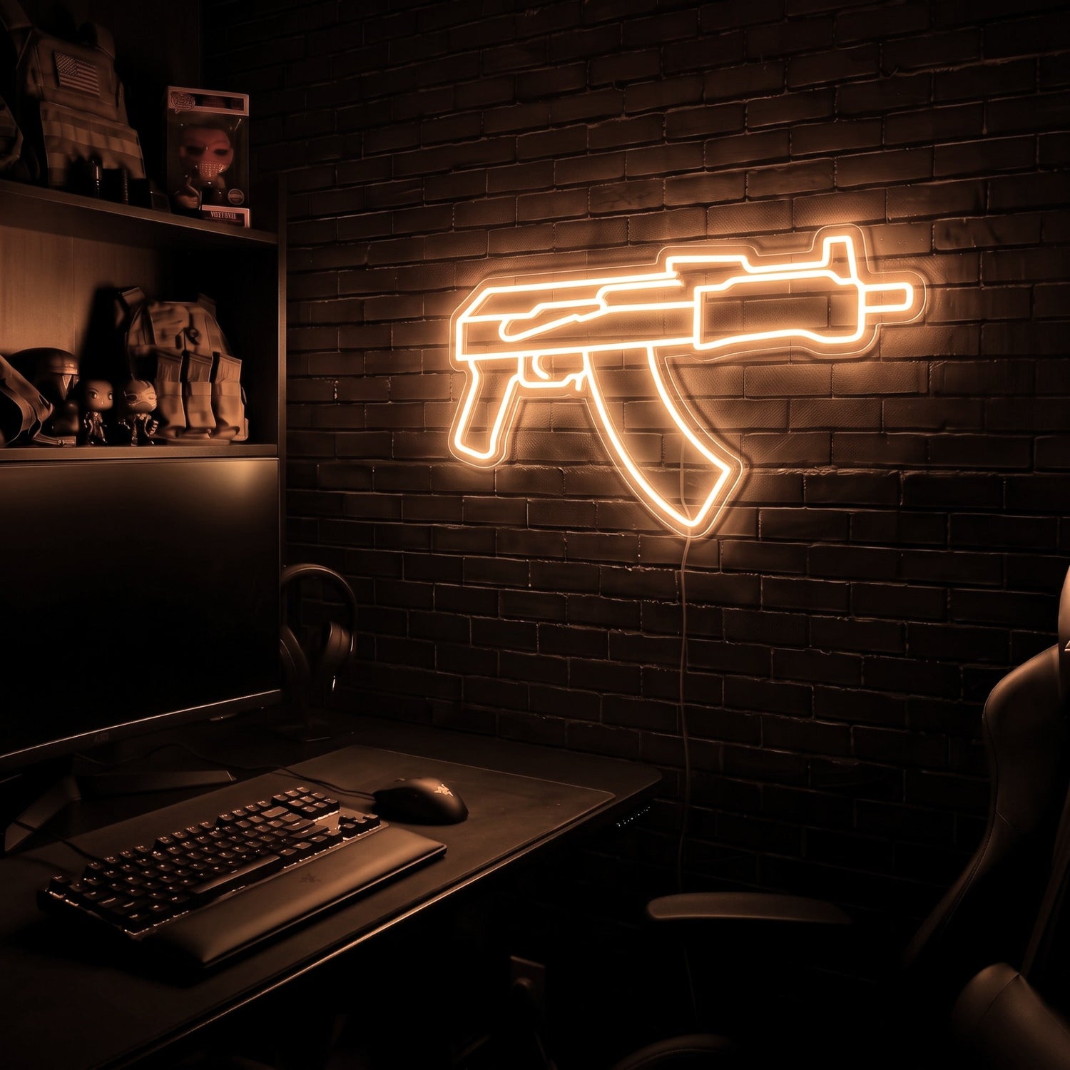 Draco premium LED neon sign - Warm White