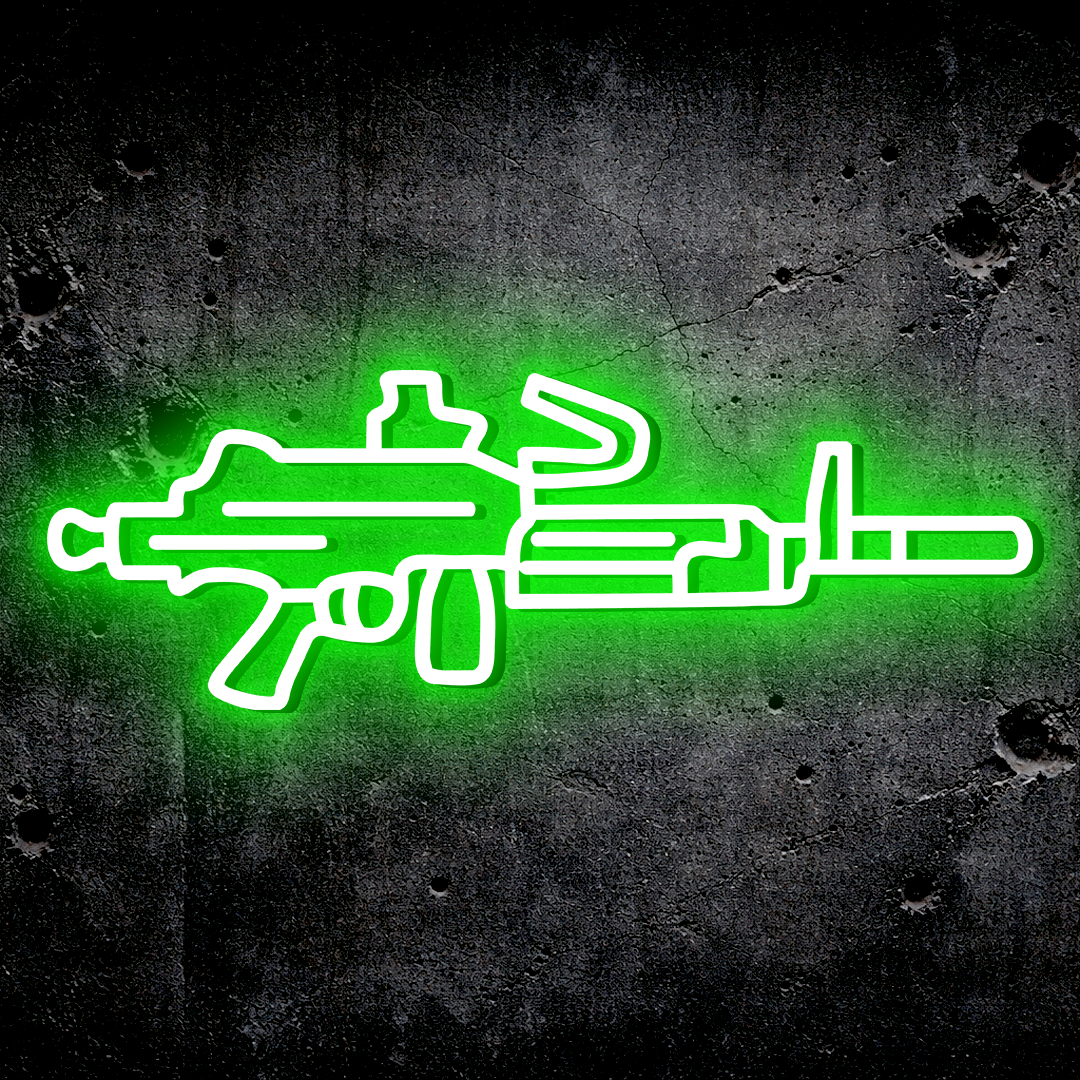 M249 SAW LED Sign – TacArtCo MINI
