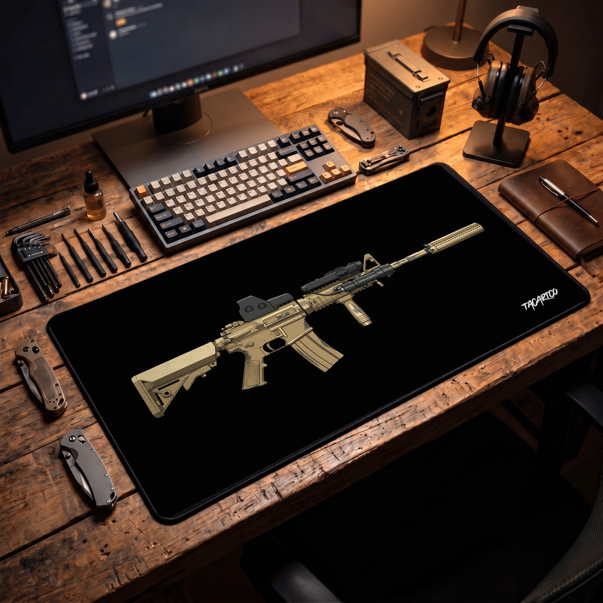 M4A1 Block I - Desk Mat lifestyle cover