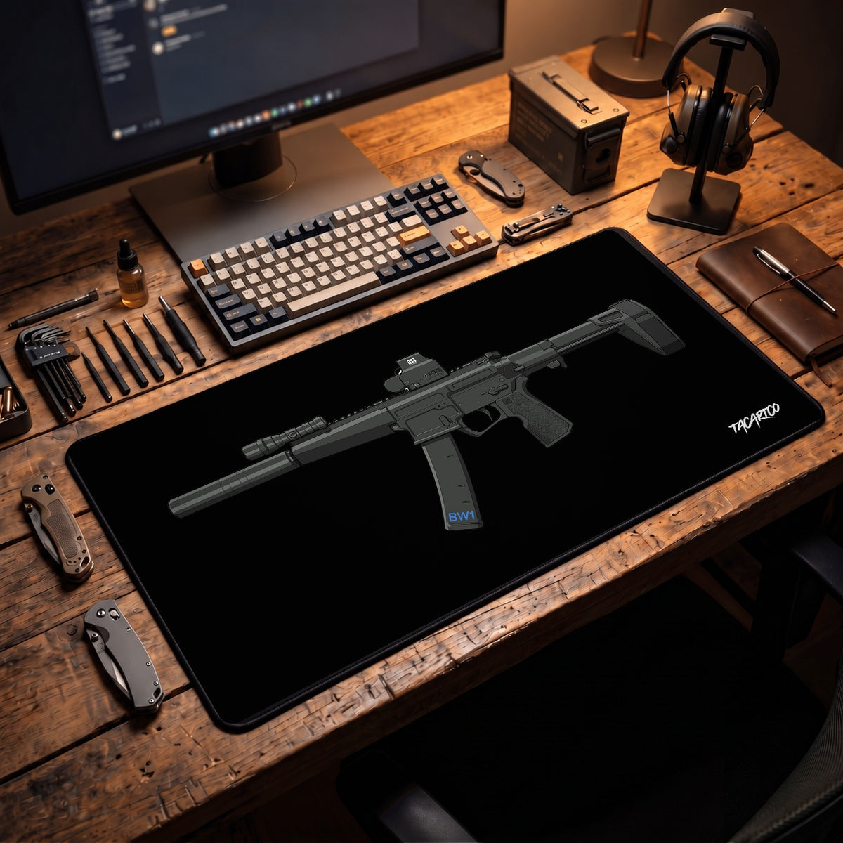 ARV - Desk Mat — TacArtCo lifestyle mockup
