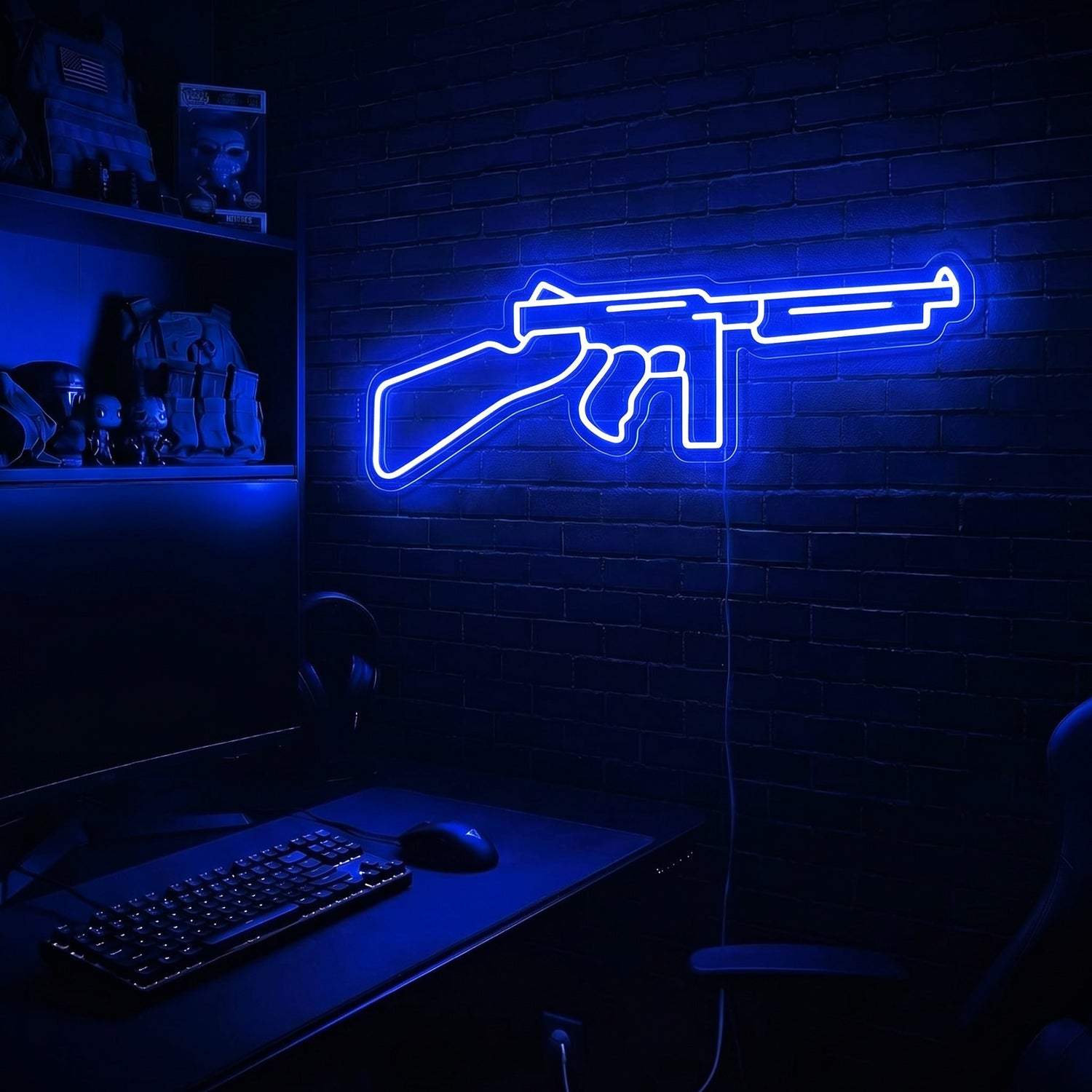 Tommy Gun - Premium LED Neon Sign