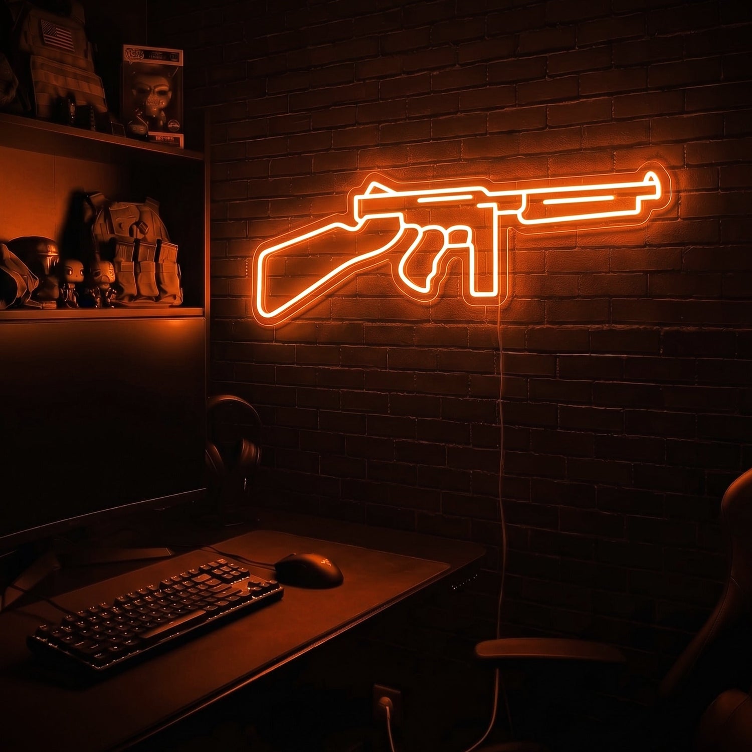 Tommy Gun - Premium LED Neon Sign