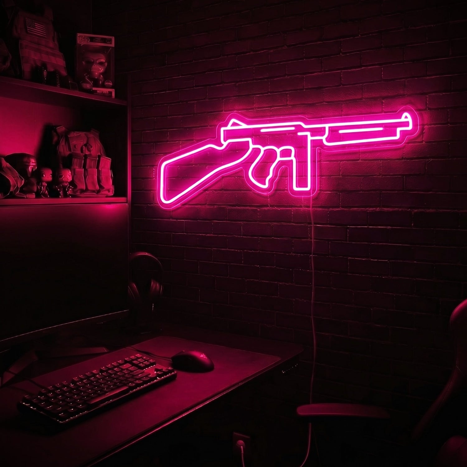 Tommy Gun - Premium LED Neon Sign