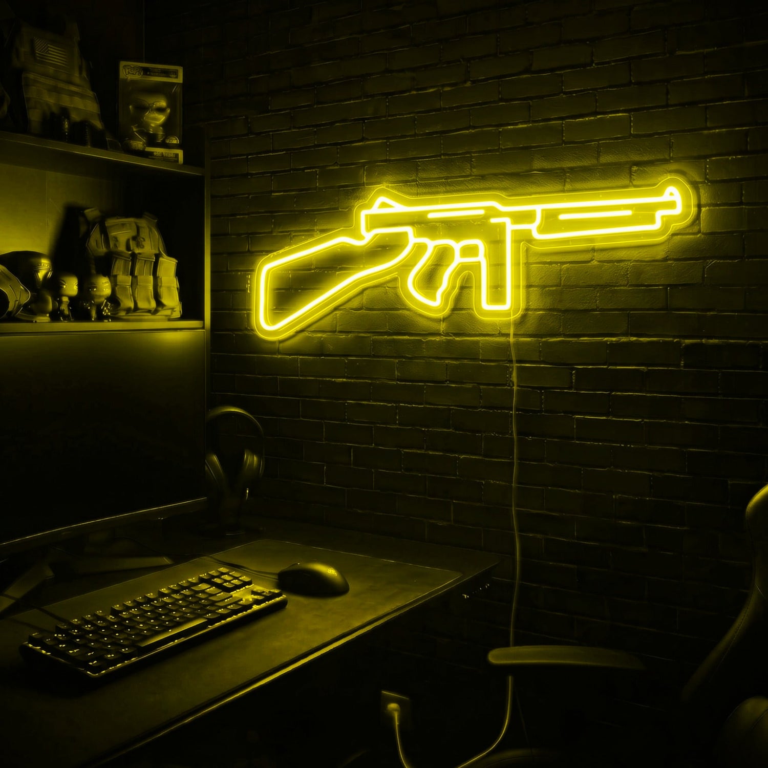 Tommy Gun - Premium LED Neon Sign