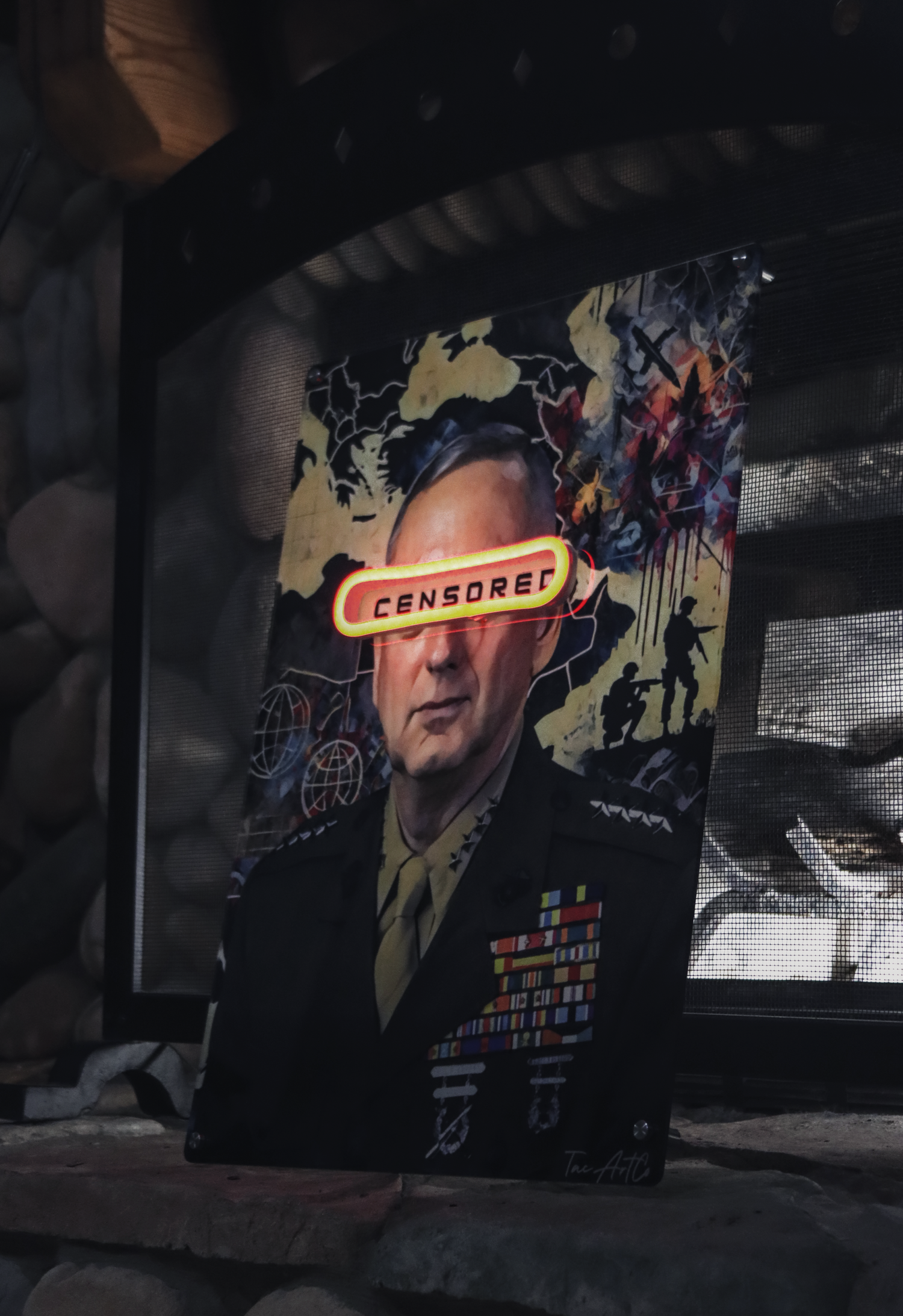 Mad Dog  - LED Wall Art (RGB)