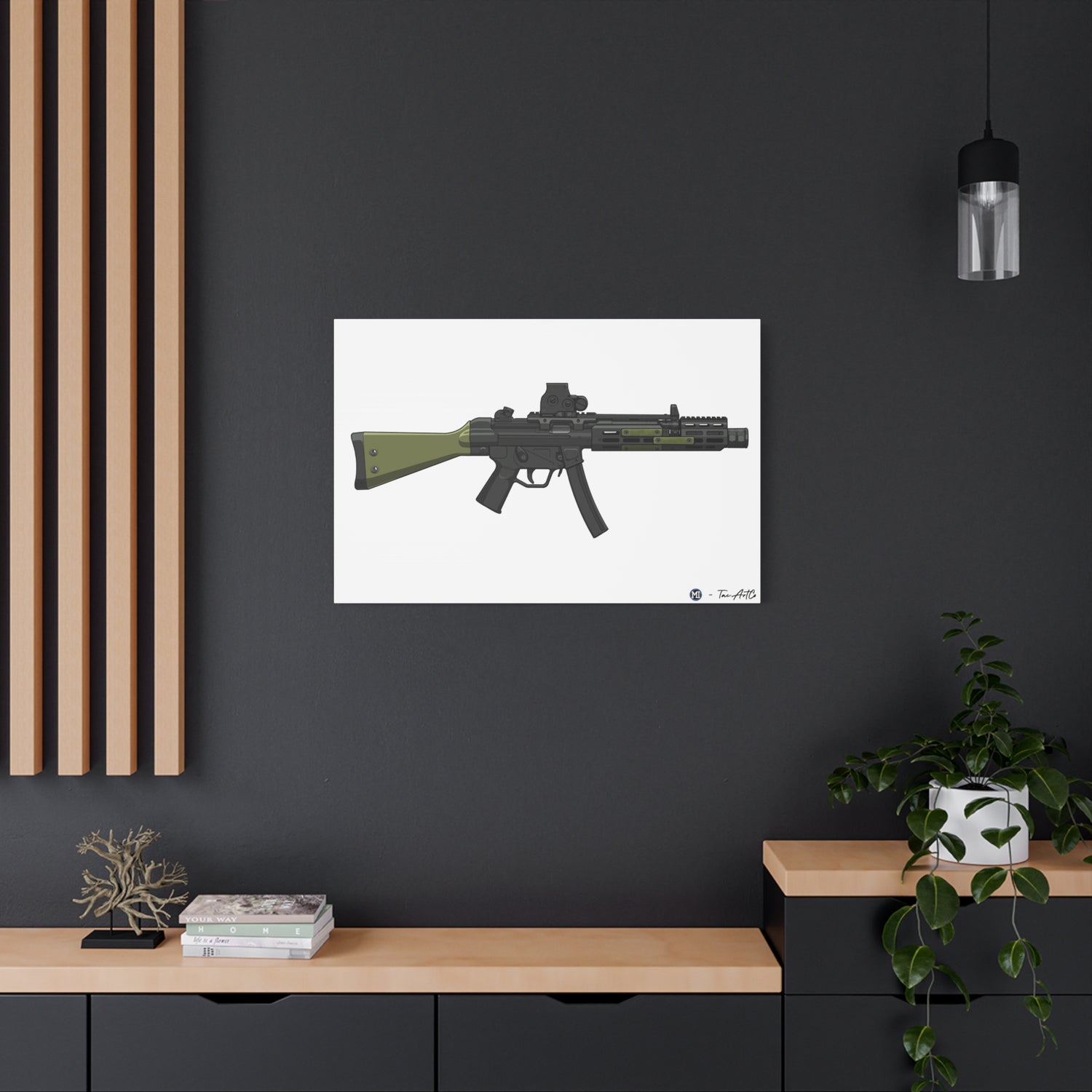 MP5 Canvas Print – Modern Classic