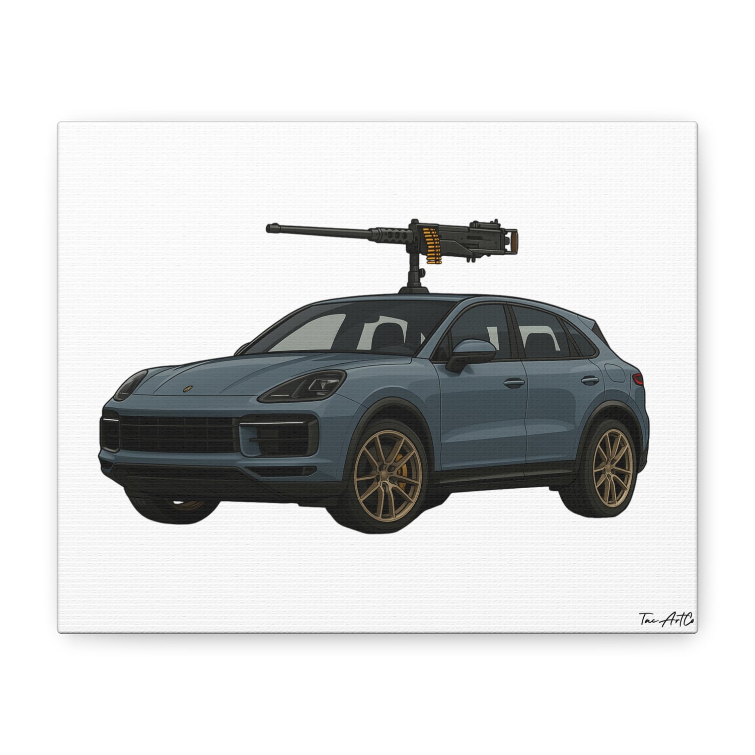Urban Armor – Porsche Gun Rig Canvas Print