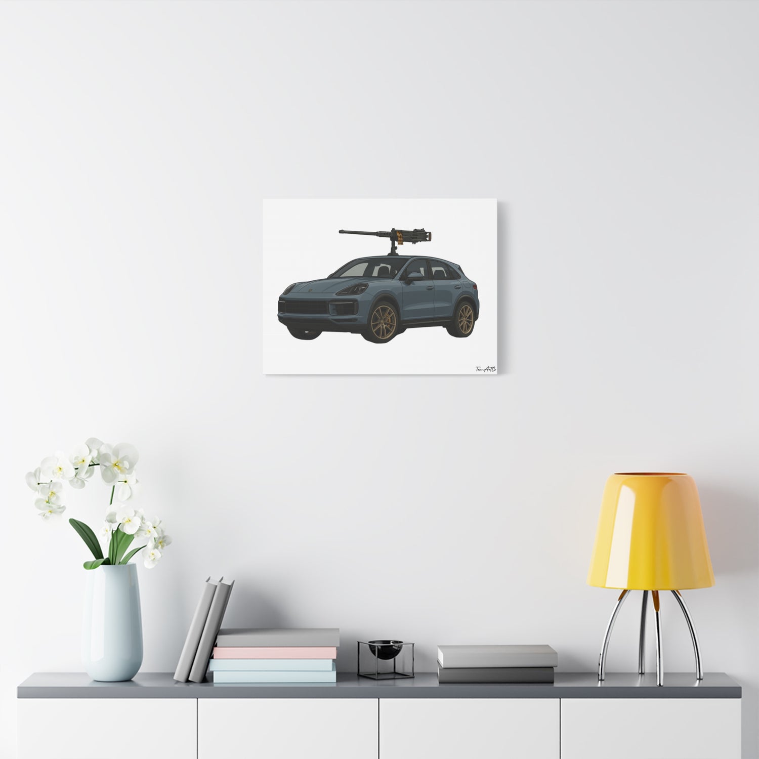 Urban Armor – Porsche Gun Rig Canvas Print