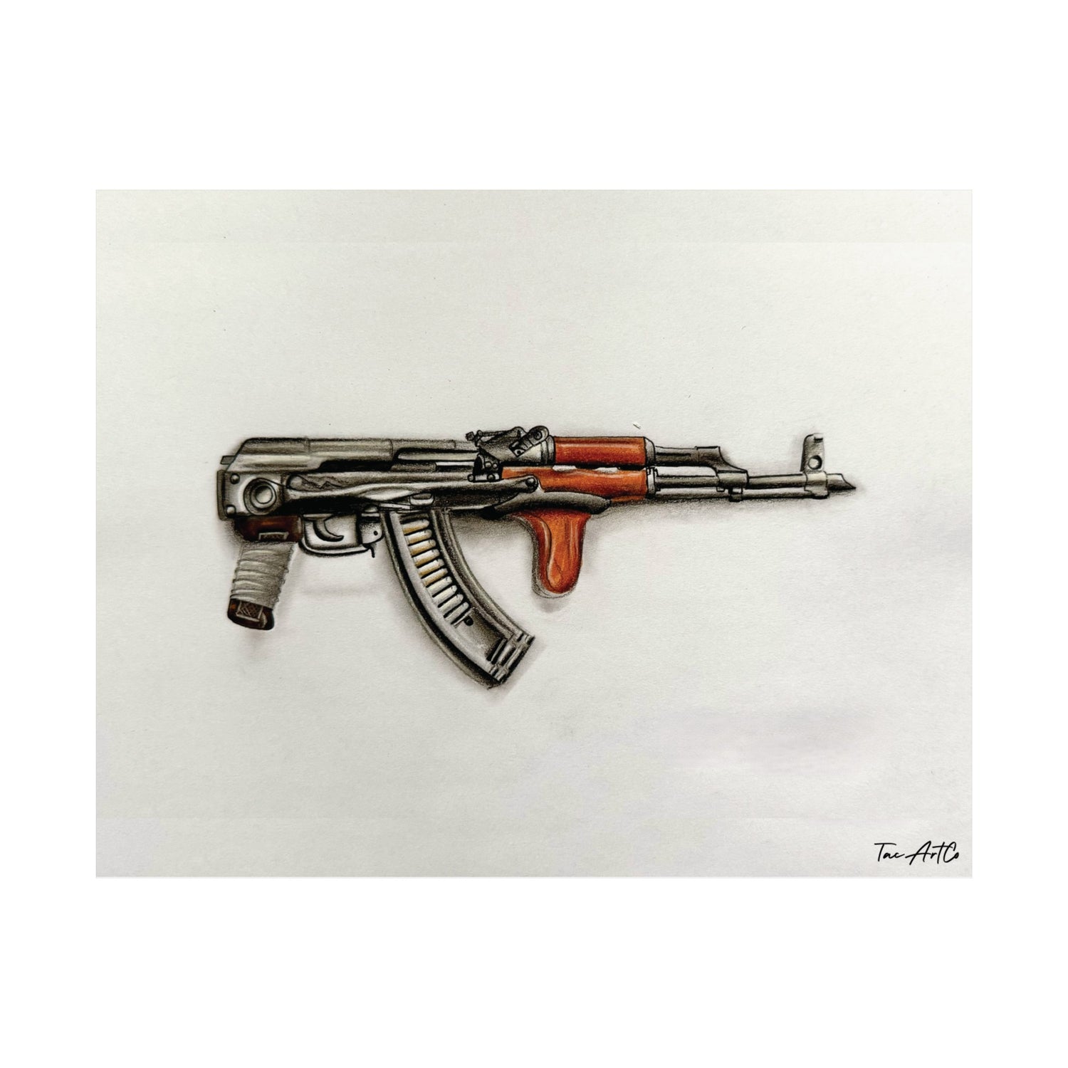 AK Under Folder W/Dong Sketch - Matte Poster