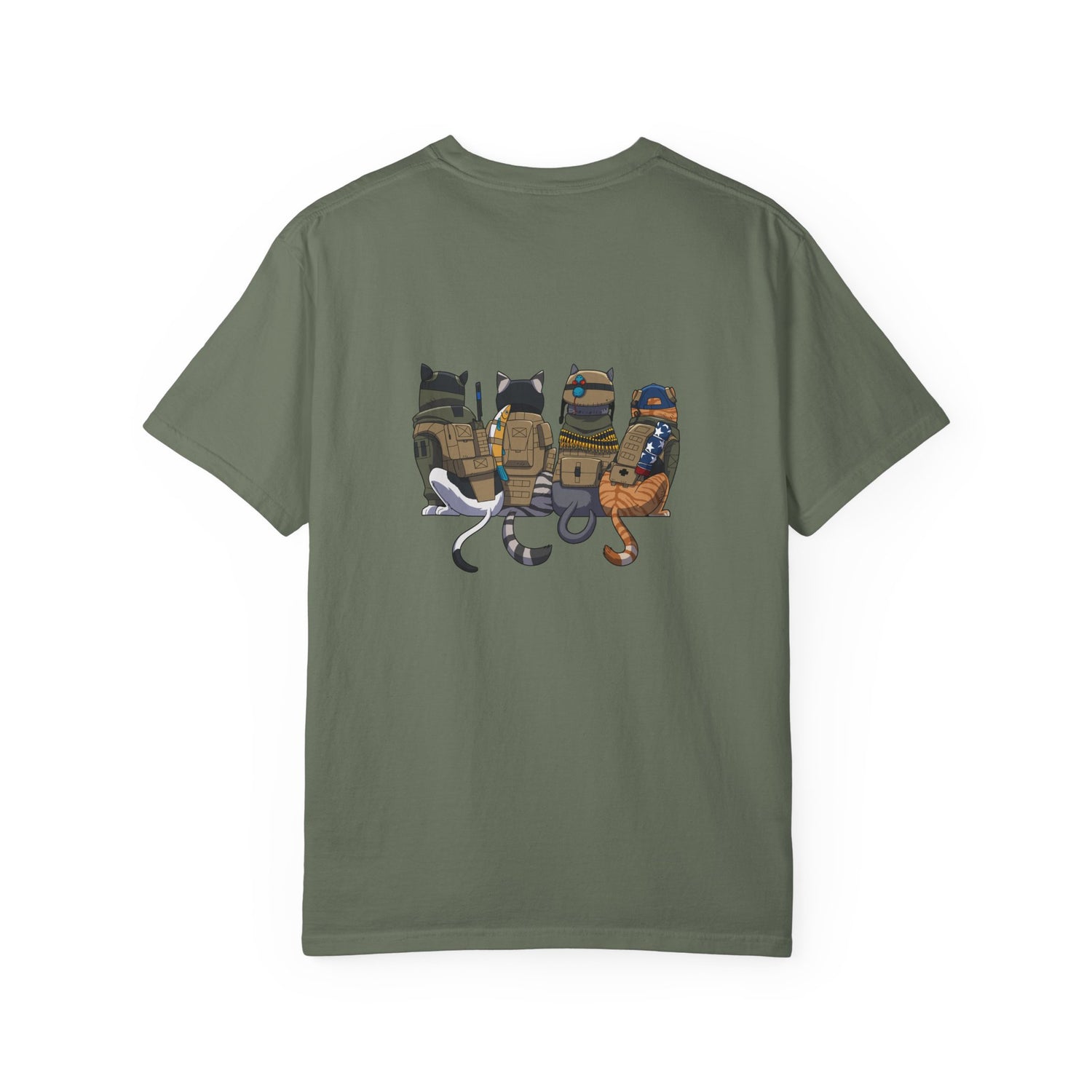 Tactical Cats – The Frontline Felines Tee (No Guns)
