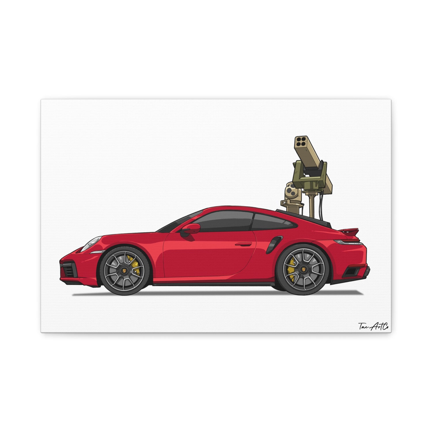 Porsche 911 Technical – Canvas Print