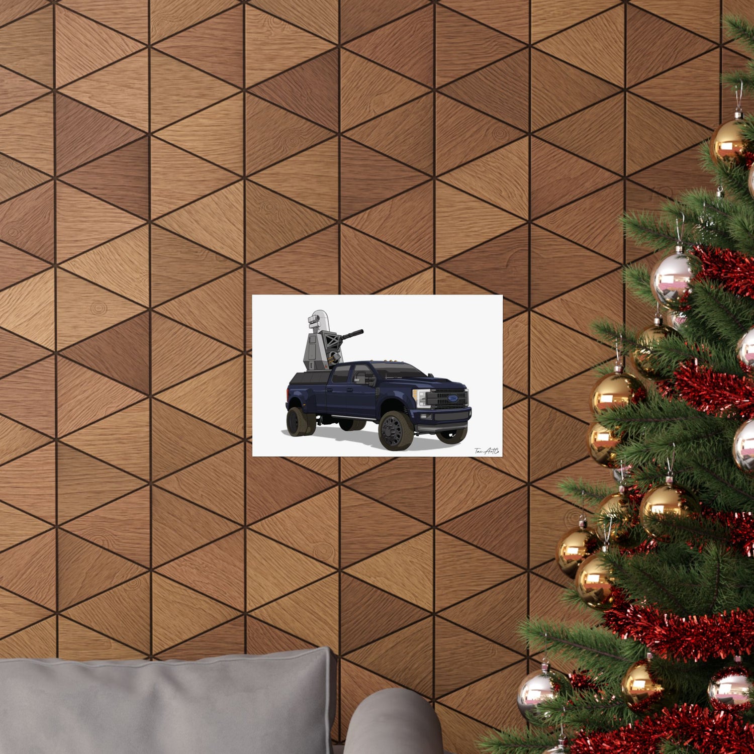 F350 Technical - Matte Poster