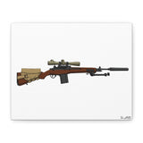Classic M14 Rifle – Canvas Print