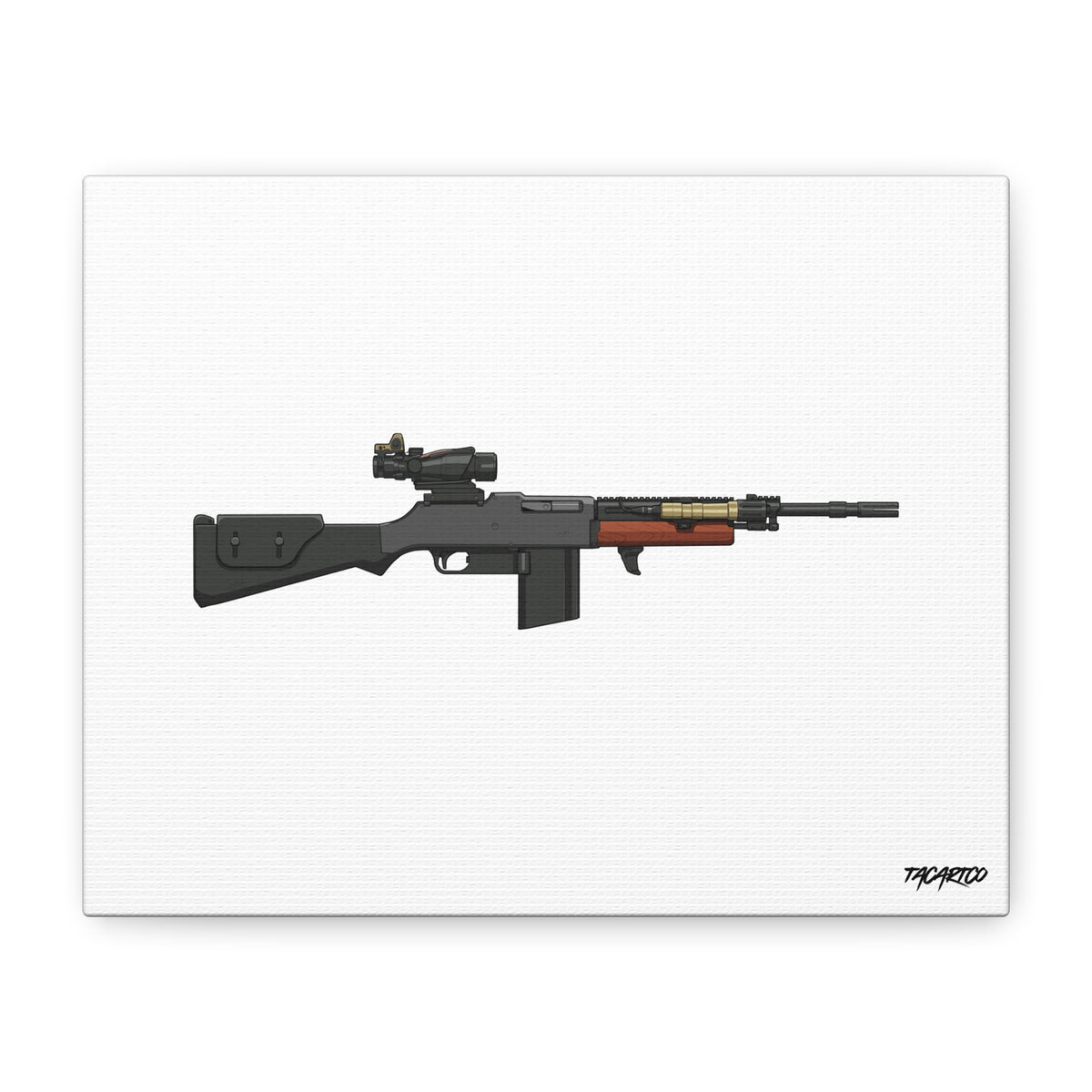 Modernized BAR - Canvas Print (White Background)