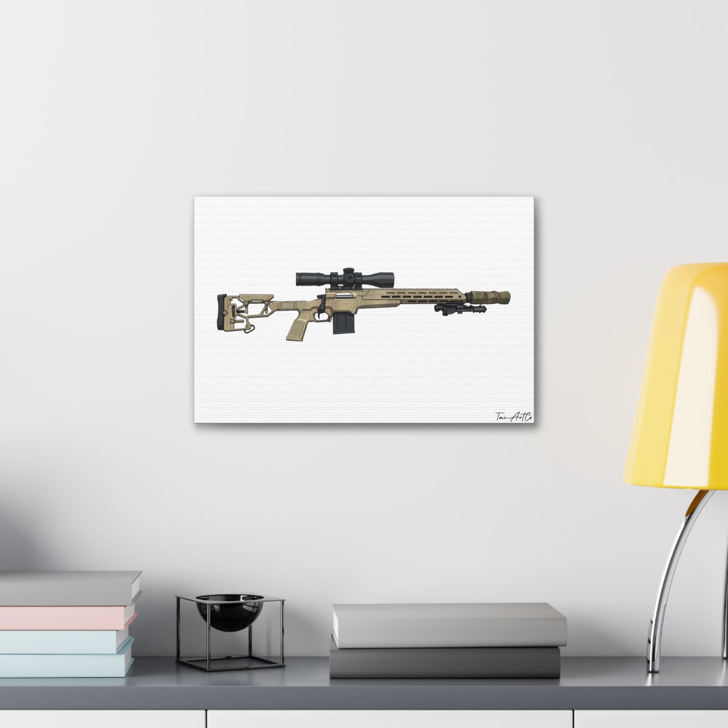 Bolt Gun v1 - Canvas Print