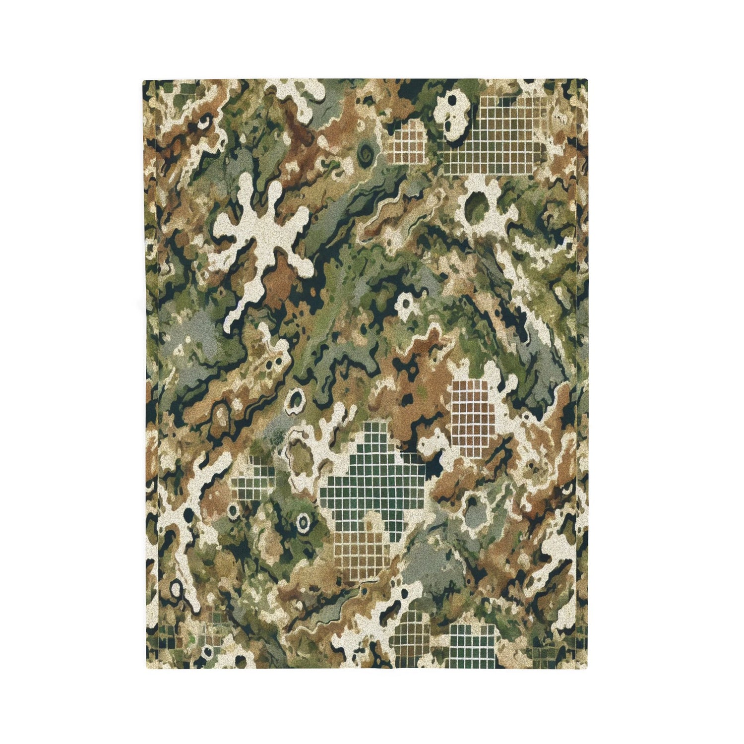 TacArtCo Camo V1 - Velveteen Plush Blanket