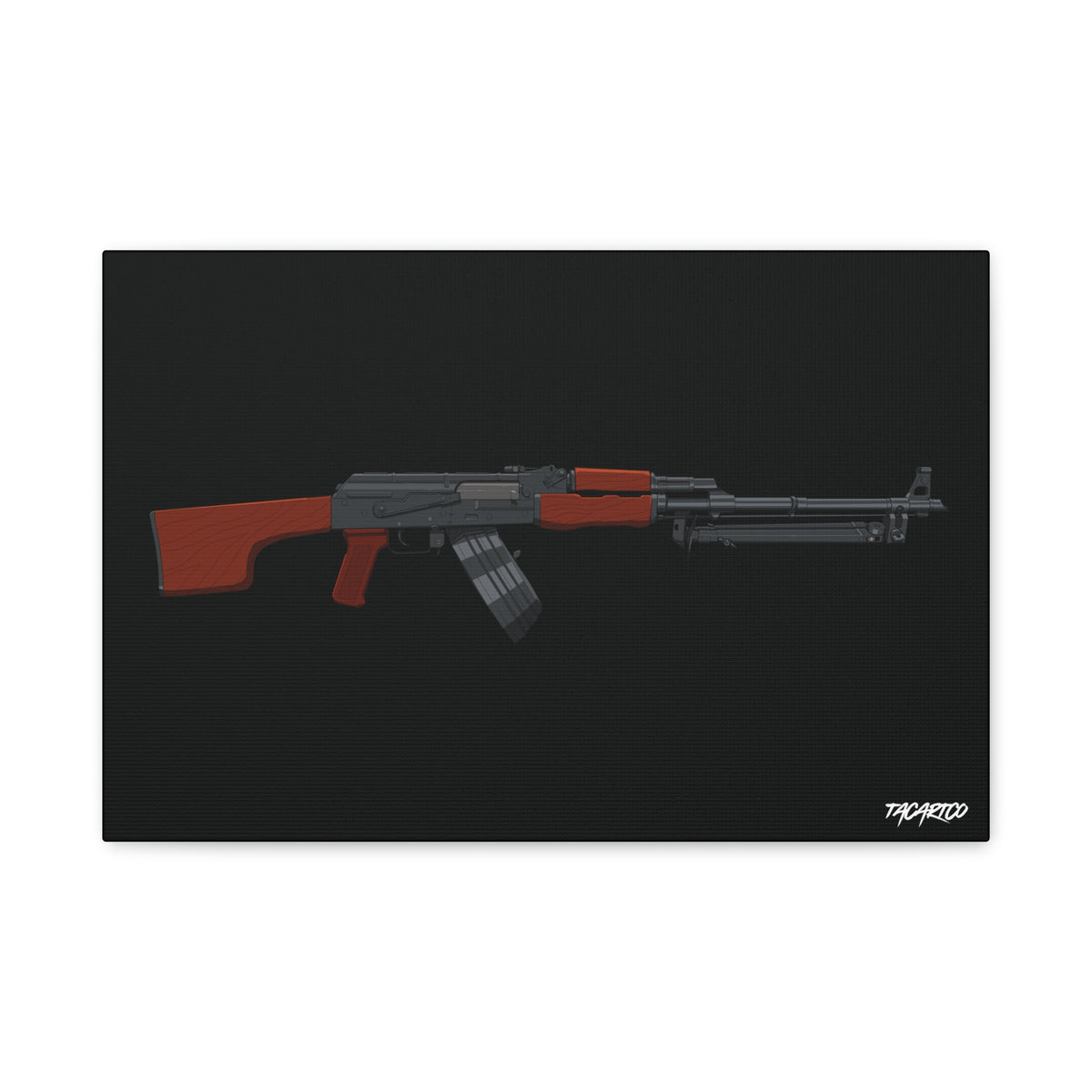 RPK - Canvas Print (Black Background)