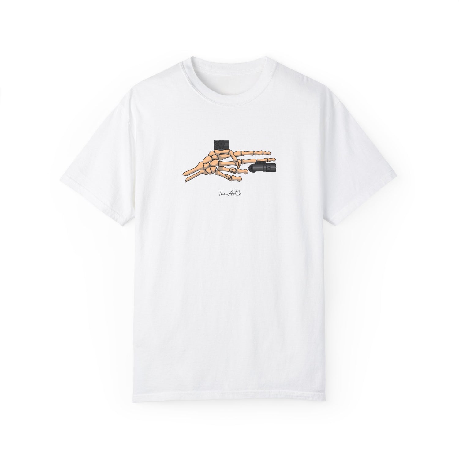 Skeleton Finger Gun - Comfort Color 1717 Tee