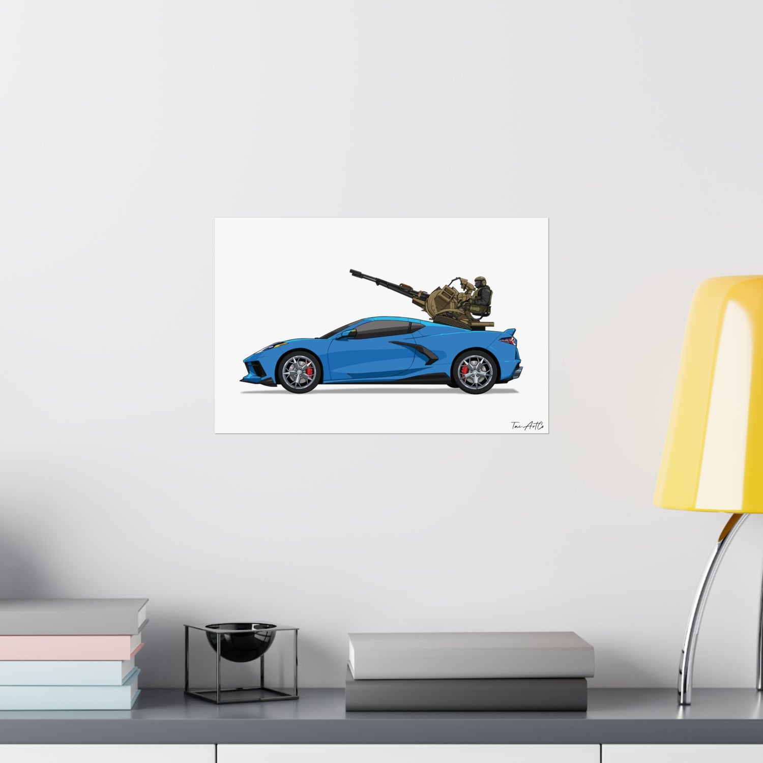 Corvette Technical - Matte Poster