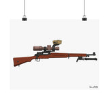 Modern Enfield - Matte Poster