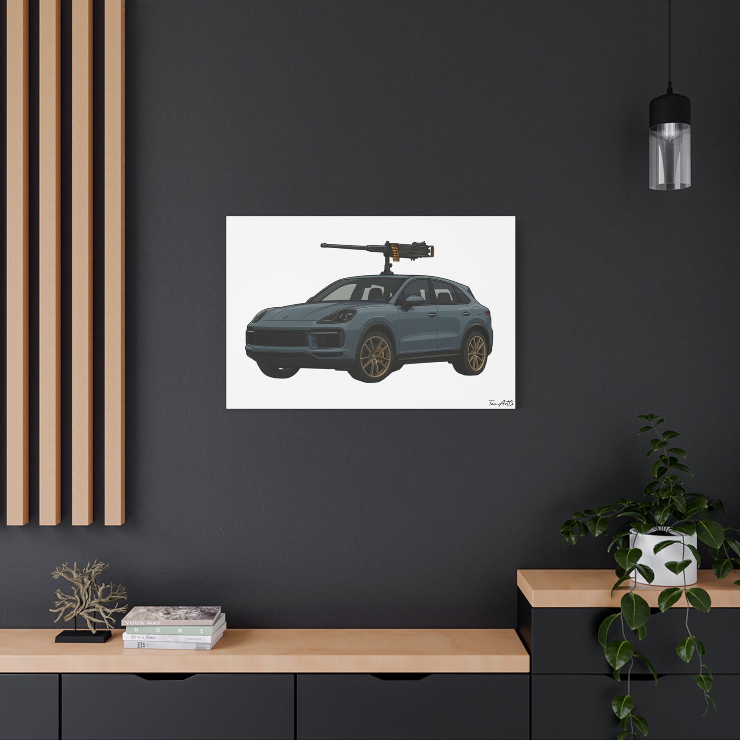 Urban Armor – Porsche Gun Rig Canvas Print