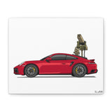 Porsche 911 Technical – Canvas Print